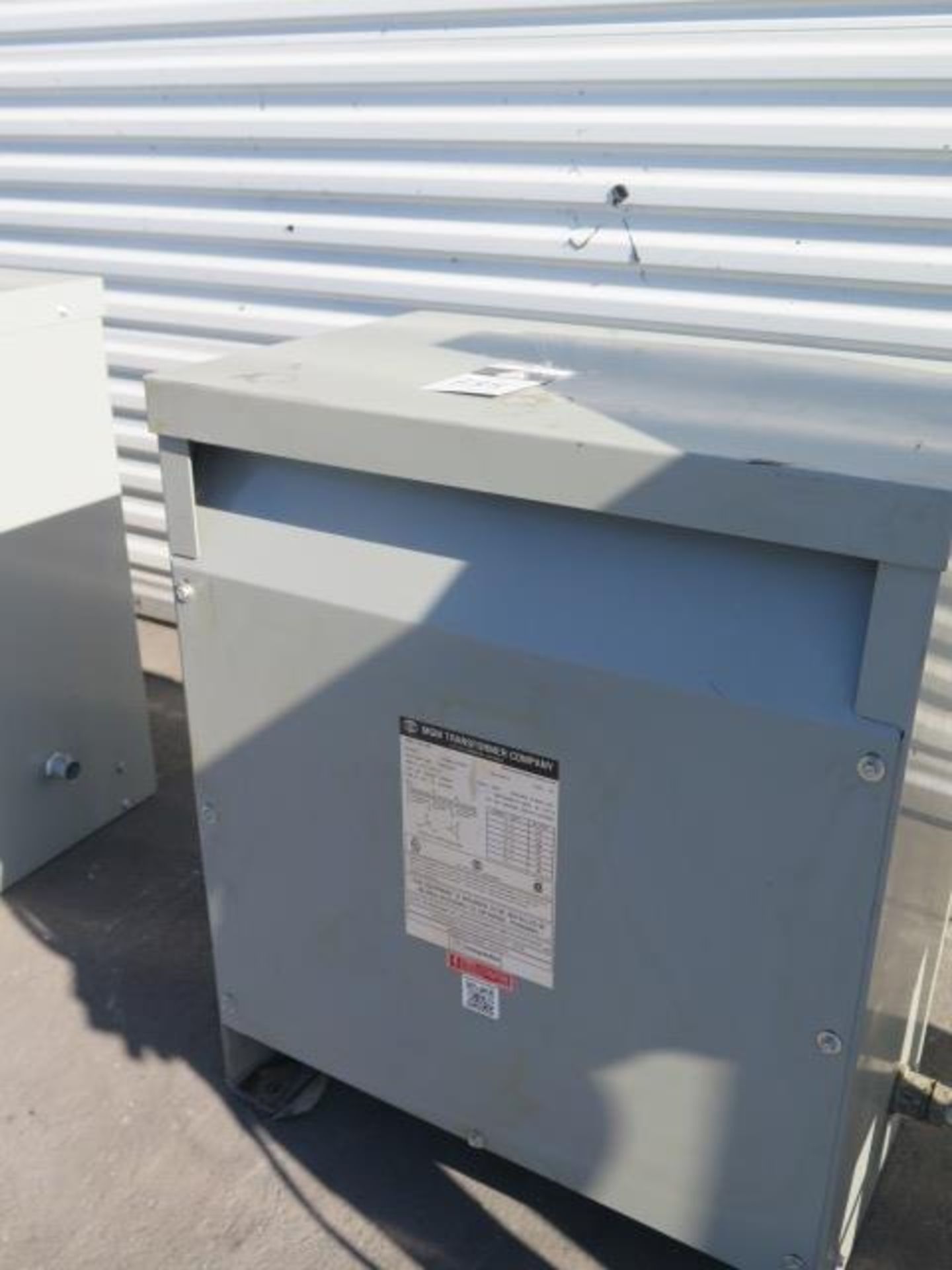 MGM 45kVA Transformer 208-380Y/219 (SOLD AS-IS - NO WARRANTY) - Image 3 of 4