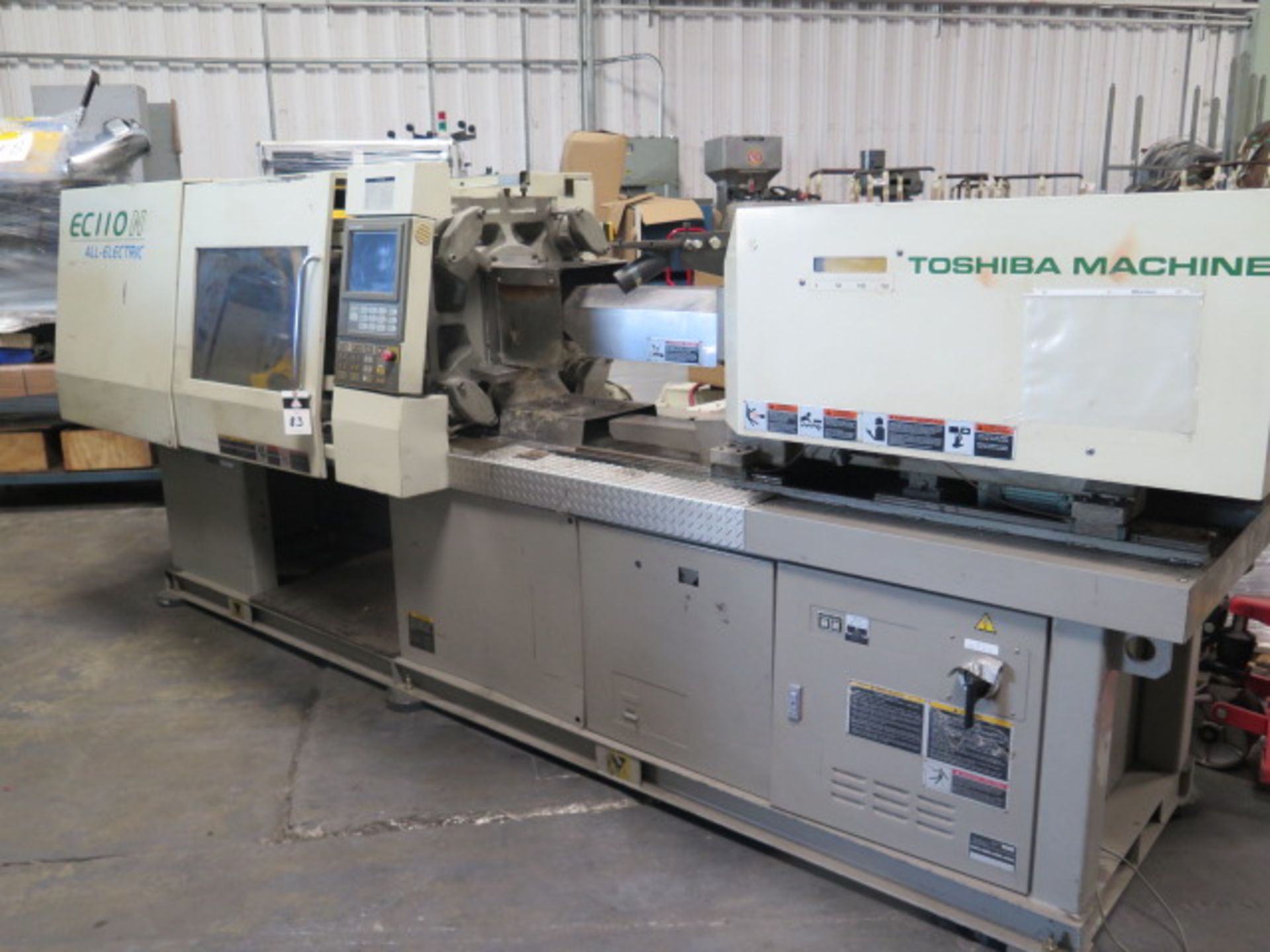 Toshiba EC110NV21-2 110 Ton CNC All Electric Plastic Injection Molding Machine s/n B1J138,SOLD AS IS - Image 4 of 14