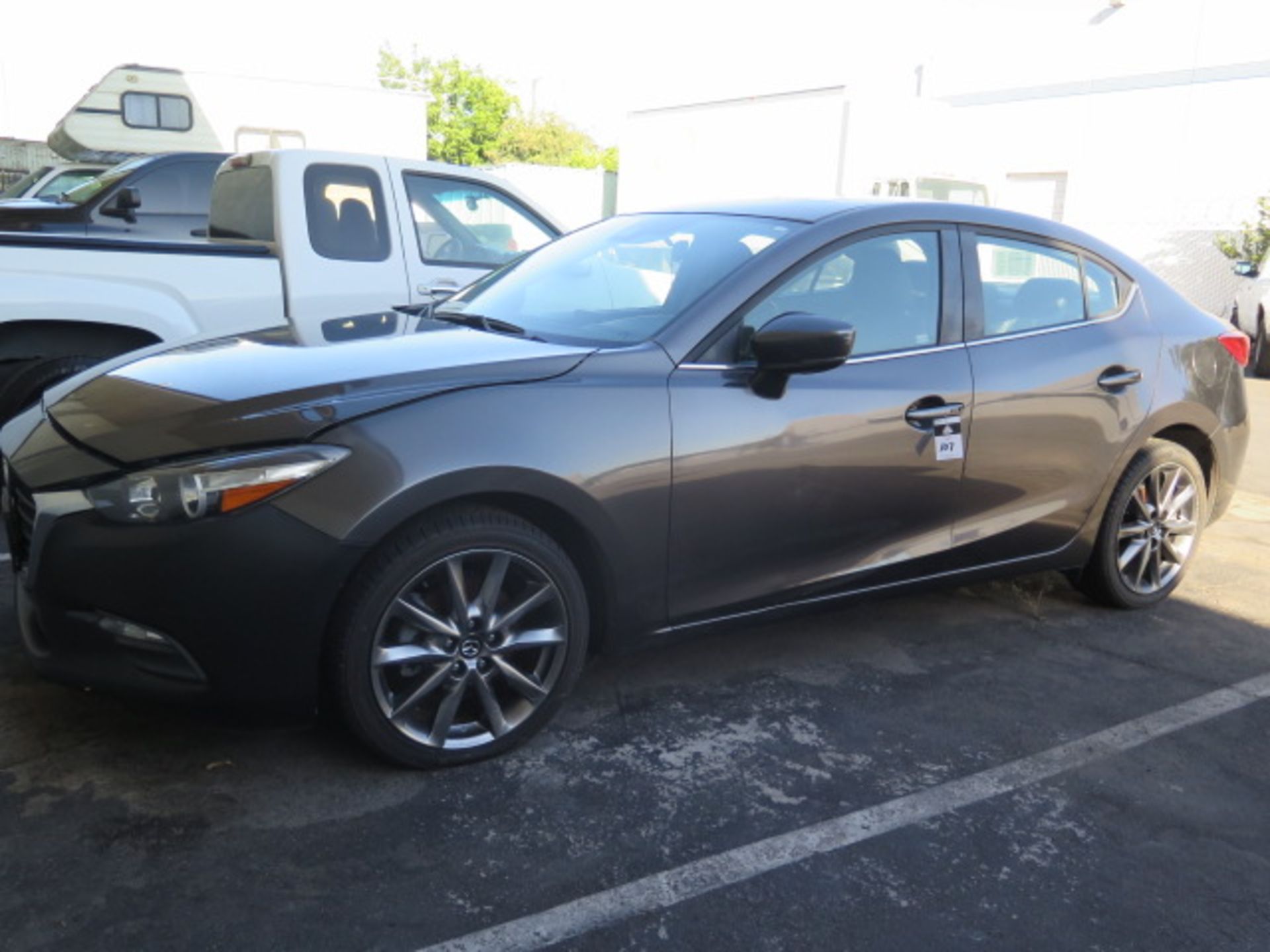 2018 Mazda 3 4-Door Sedan Lisc# 8CNY428 w/Gas Engine, Automatic Trans, Front End Damage, SOLD AS IS