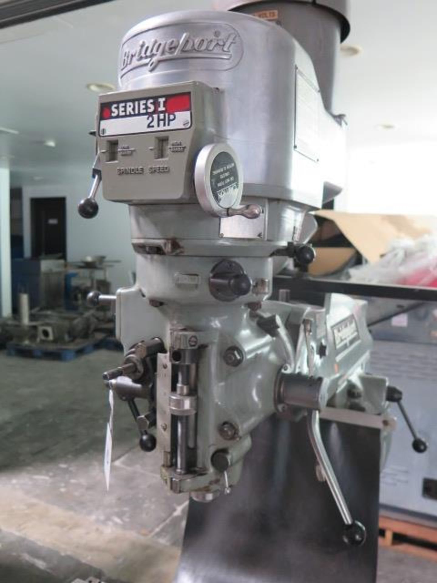 Bridgeport Series 1 –2Hp Vertical Mill s/n 235841 w/Genesis DRO, 60-4200 Dial Change RPM, SOLD AS IS - Image 5 of 10