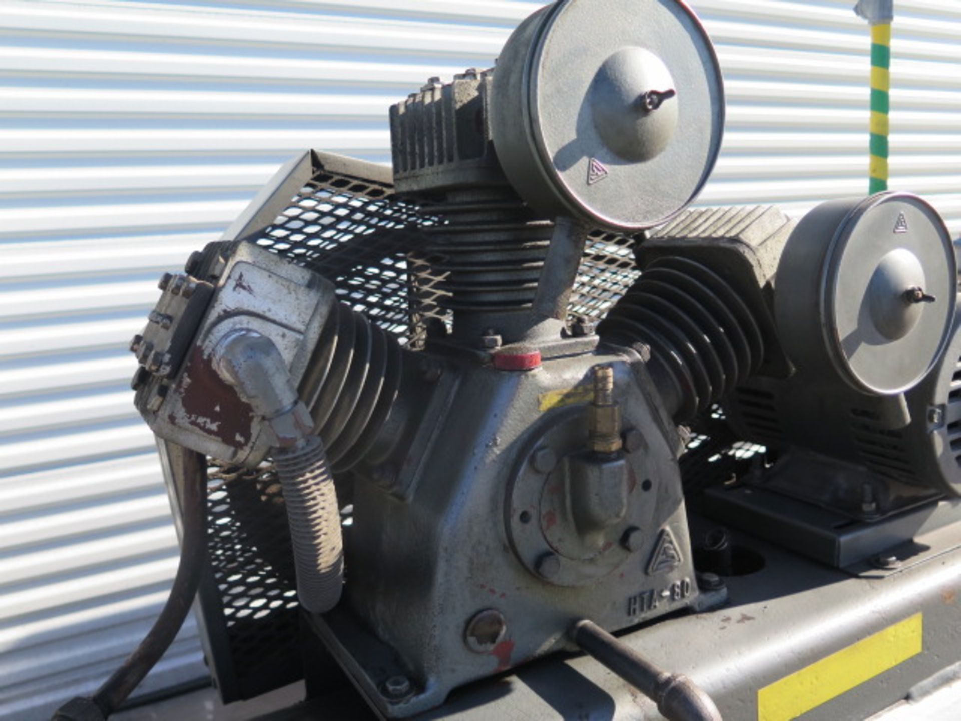 5Hp Horizontal Air Compressor w/ 3-Stage Pump, 80 Gallon Tank (SOLD AS-IS - NO WARRANTY) - Image 4 of 5