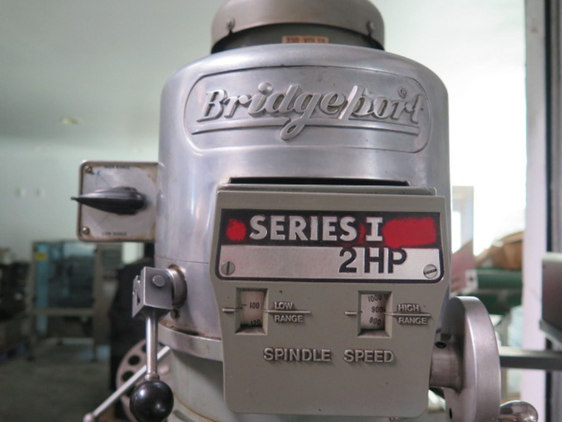 Bridgeport Series 1 –2Hp Vertical Mill s/n 235841 w/Genesis DRO, 60-4200 Dial Change RPM, SOLD AS IS - Image 10 of 10