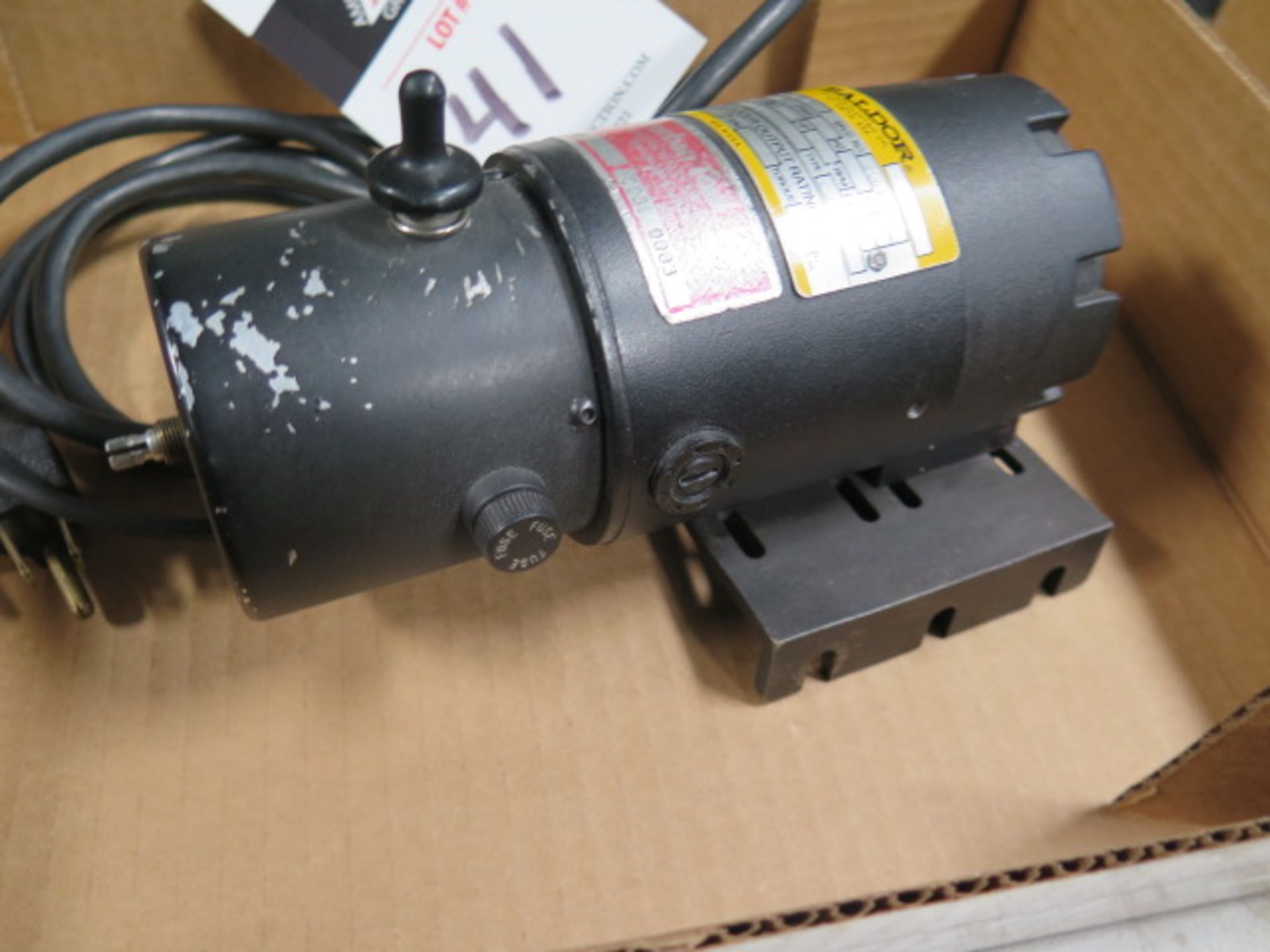 Baldor Rotary Fixture Motor (For Master-Grind Heads) (SOLD AS-IS - NO WARRANTY) - Image 2 of 5