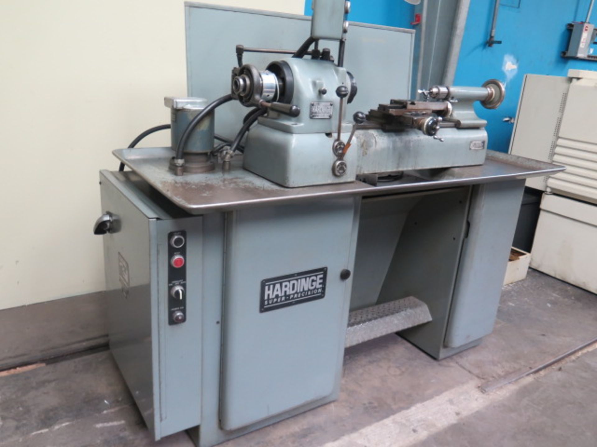 Hardinge DSM-59 Narrow Bed Second OP Lathe s/n DV-59-14302 w/ 230-3500 RPM, 5C Spindle, SOLD AS IS - Image 2 of 9