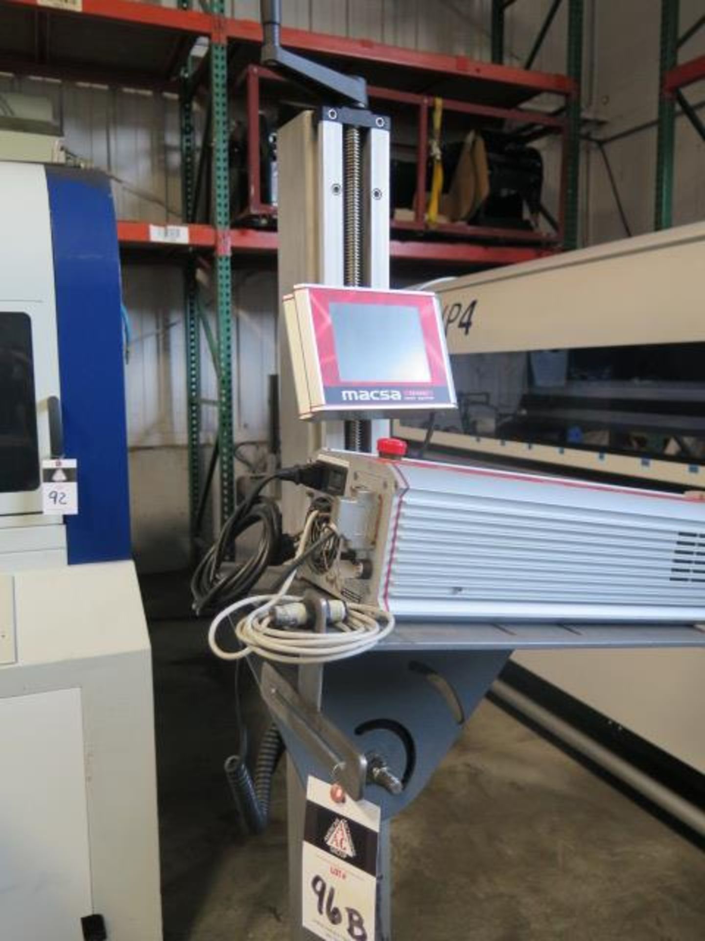 Macsa K-1010SPA Laser Marking System w/ Macsa TS-2057 Control Module, Rolling Stand (SOLD AS-IS - NO - Image 11 of 11