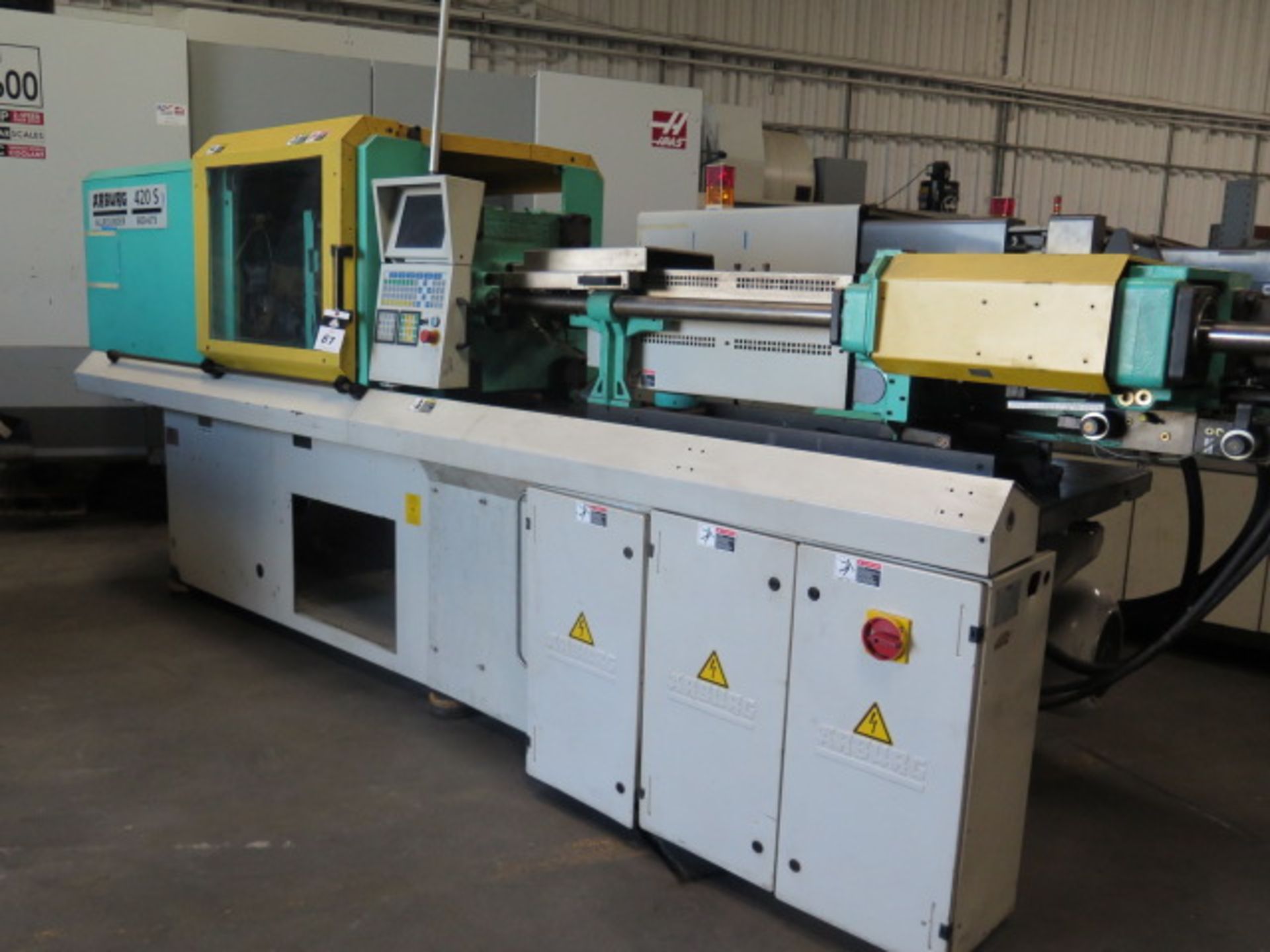 Arburg 420S Allrounder 600-675 67 CNC Ton Plastic Injection Molding Machine s/n 176654, SOLD AS IS - Image 4 of 16