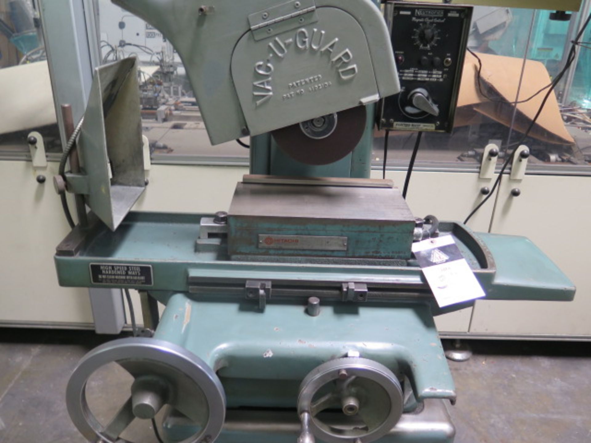 Harig Super 612 6” x 12” Surface Grinder w/ QMS Quality 200 DRO, Hitachi 6” x 12” Fine, SOLD AS IS - Image 5 of 12