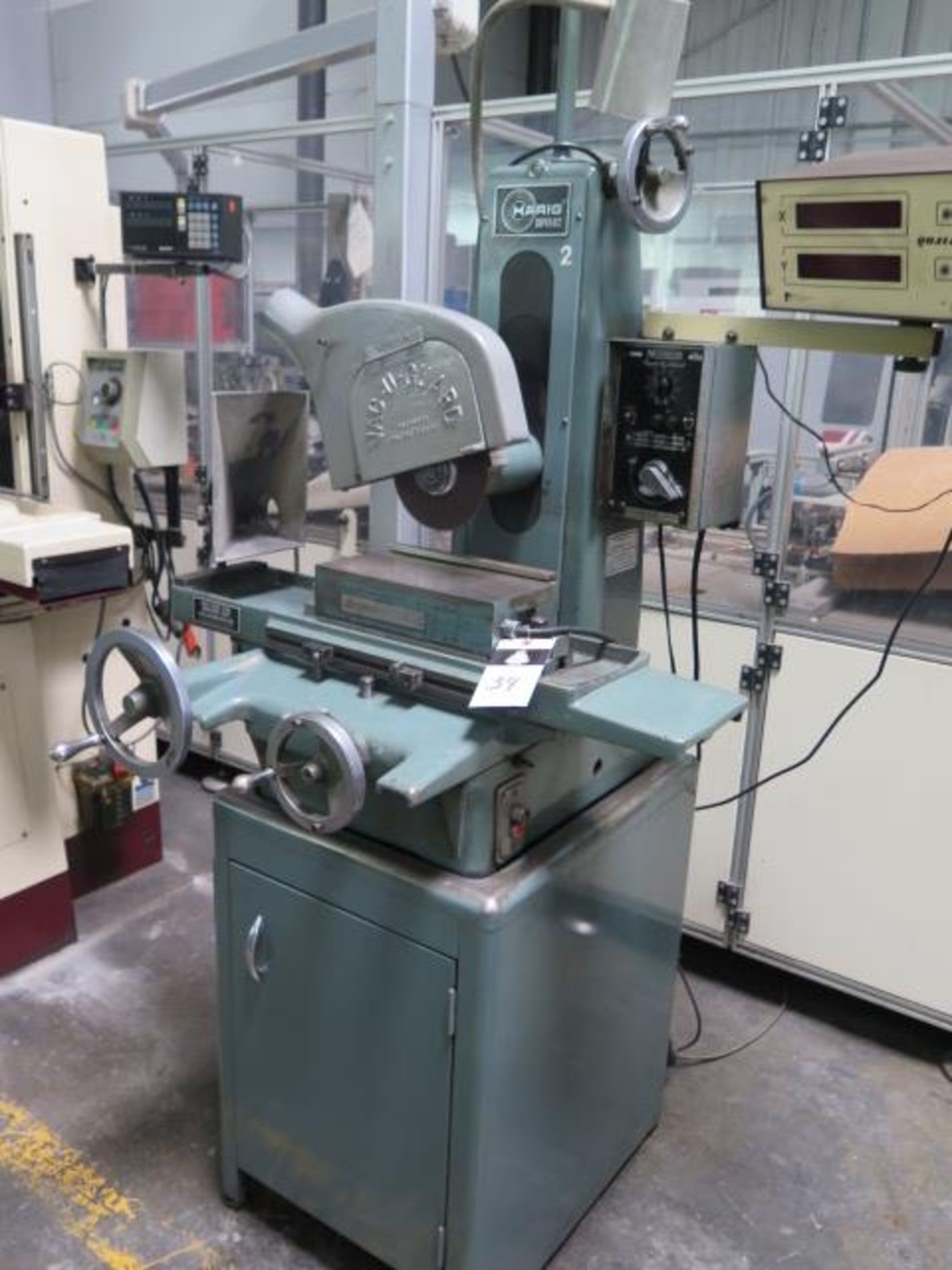 Harig Super 612 6” x 12” Surface Grinder w/ QMS Quality 200 DRO, Hitachi 6” x 12” Fine, SOLD AS IS - Image 3 of 12