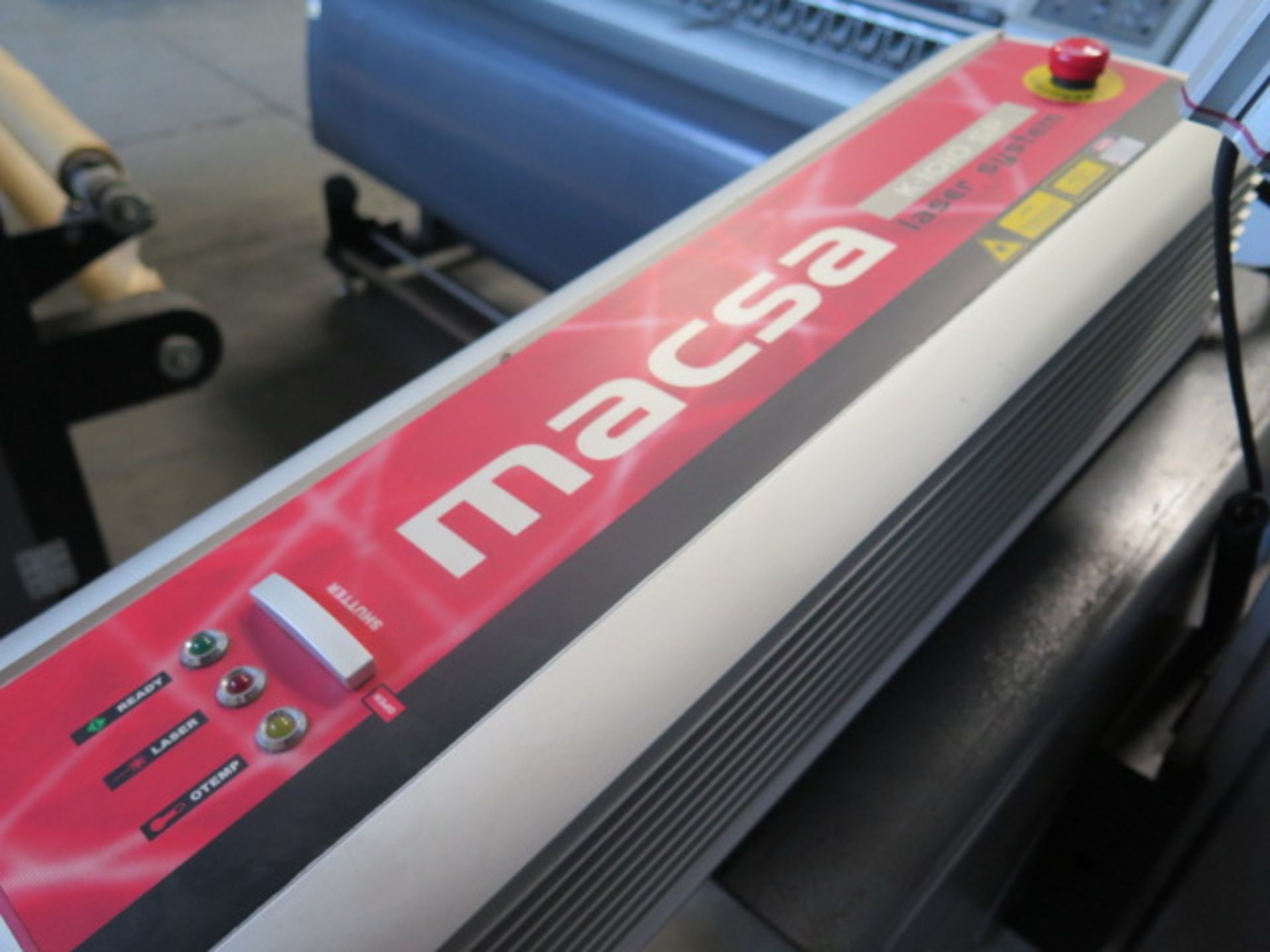 Macsa K-1010SPA Laser Marking System w/ Macsa TS-2057 Control Module, Rolling Stand (SOLD AS-IS - NO - Image 3 of 11