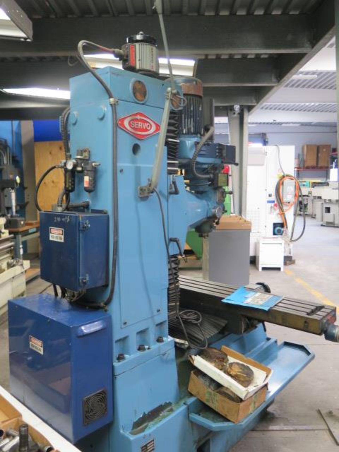 2006 Servo mdl. Servo 4000 4-Axis CNC Vertical Mill s/n 960524 w/ Servo CNC Controls, SOLD AS IS - Image 12 of 14