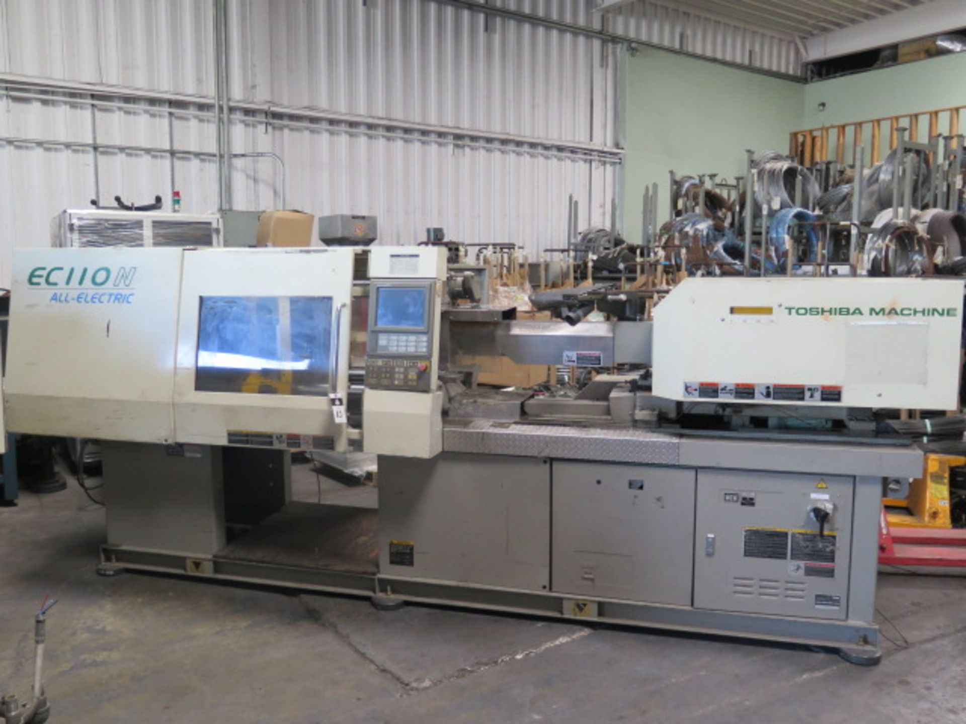 Toshiba EC110NV21-2 110 Ton CNC All Electric Plastic Injection Molding Machine s/n B1J138,SOLD AS IS - Image 3 of 14