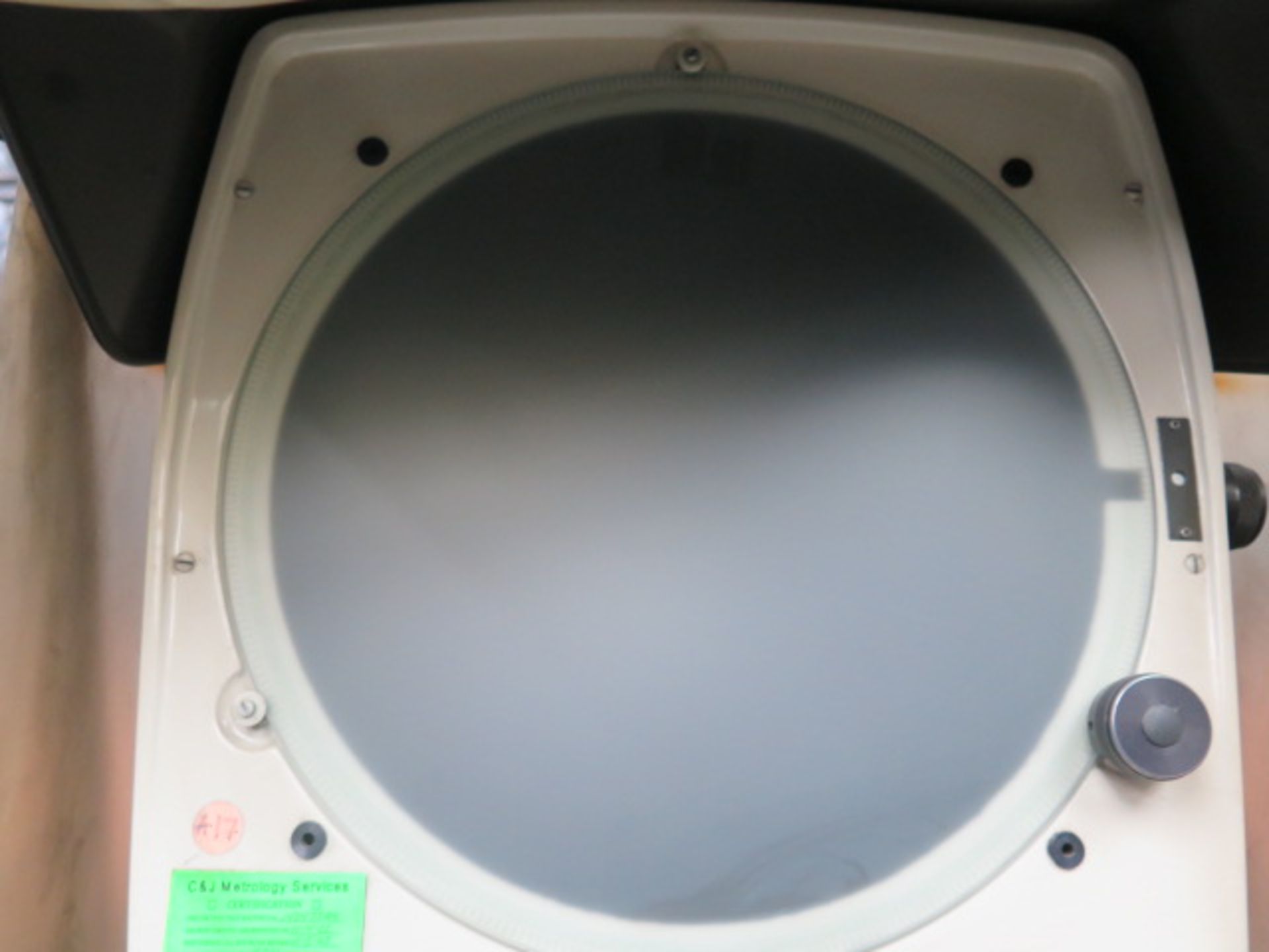 Gage Master mdl. 29GM4 13” Optical Comparator s/n 143473186 w/ J&L Metrology G1 Prog DRO, SOLD AS IS - Image 9 of 12