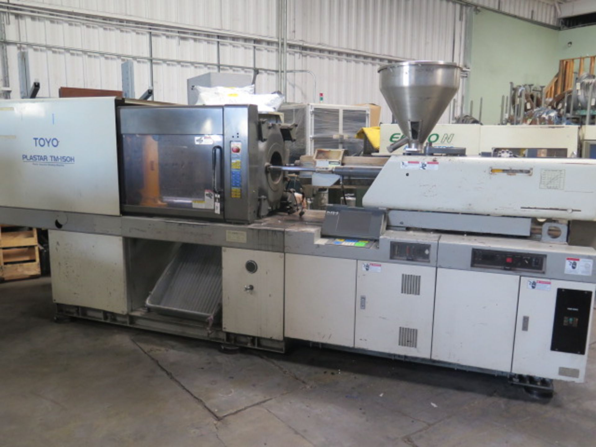 1997 Toyo Machine “Plastar TM-150H” 150 Ton CNC Plastic Inj Molding Machine s/n 1140034, SOLD AS IS