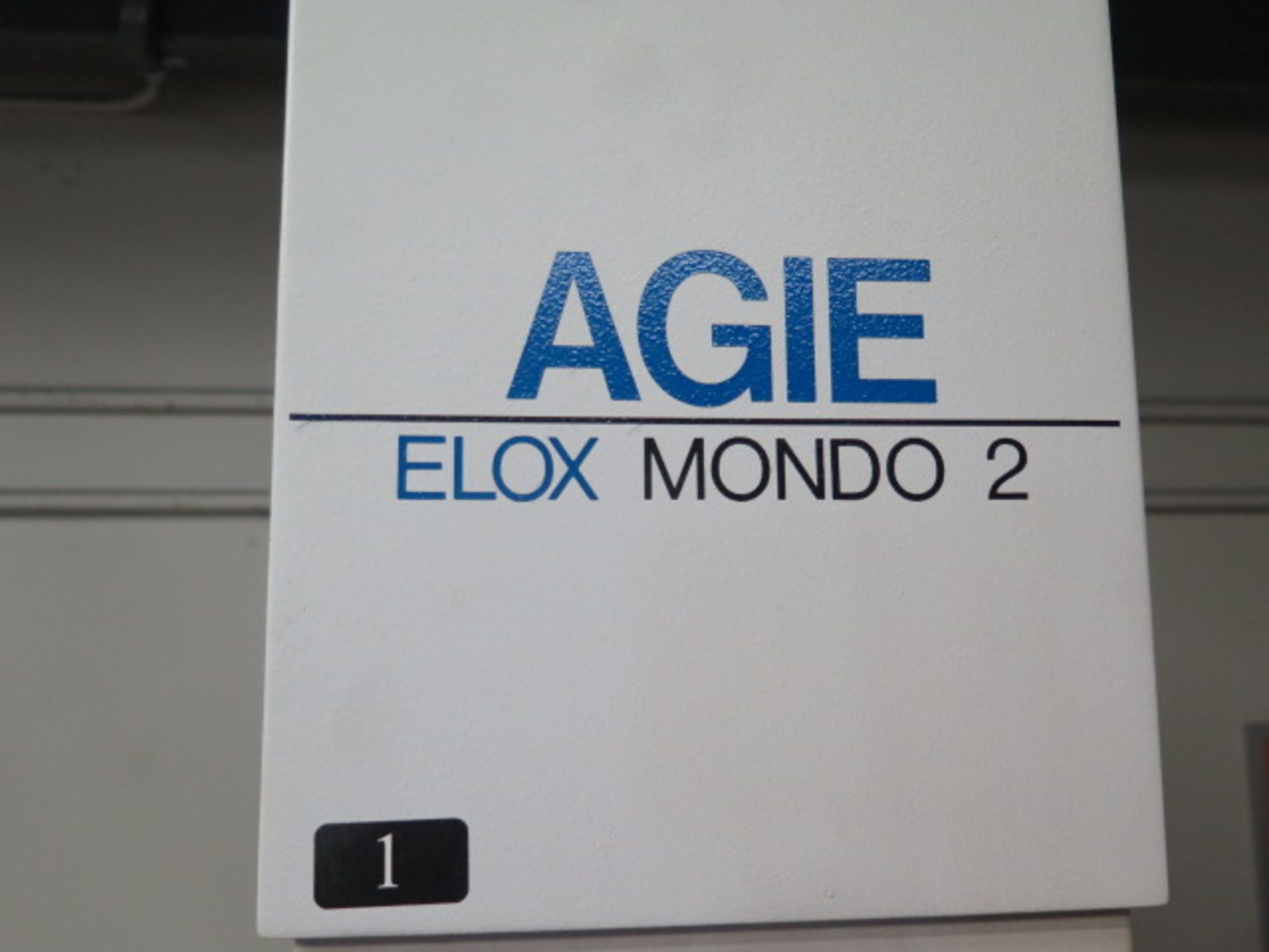 Agie Elox Mondo 2 Die-Sinker EDM s/n 001 w/ Agie Controls, Elox 60A Power Generator, SOLD AS IS - Image 15 of 17