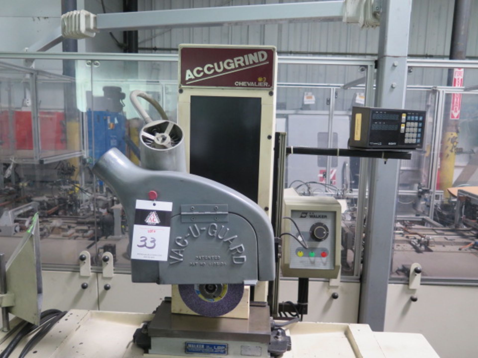 Chevalier Accugrind 6” x 12” Surface Grinder s/n A5865006 w/ Sony DRO, 0.00005 Increment, SOLD AS IS - Image 4 of 15
