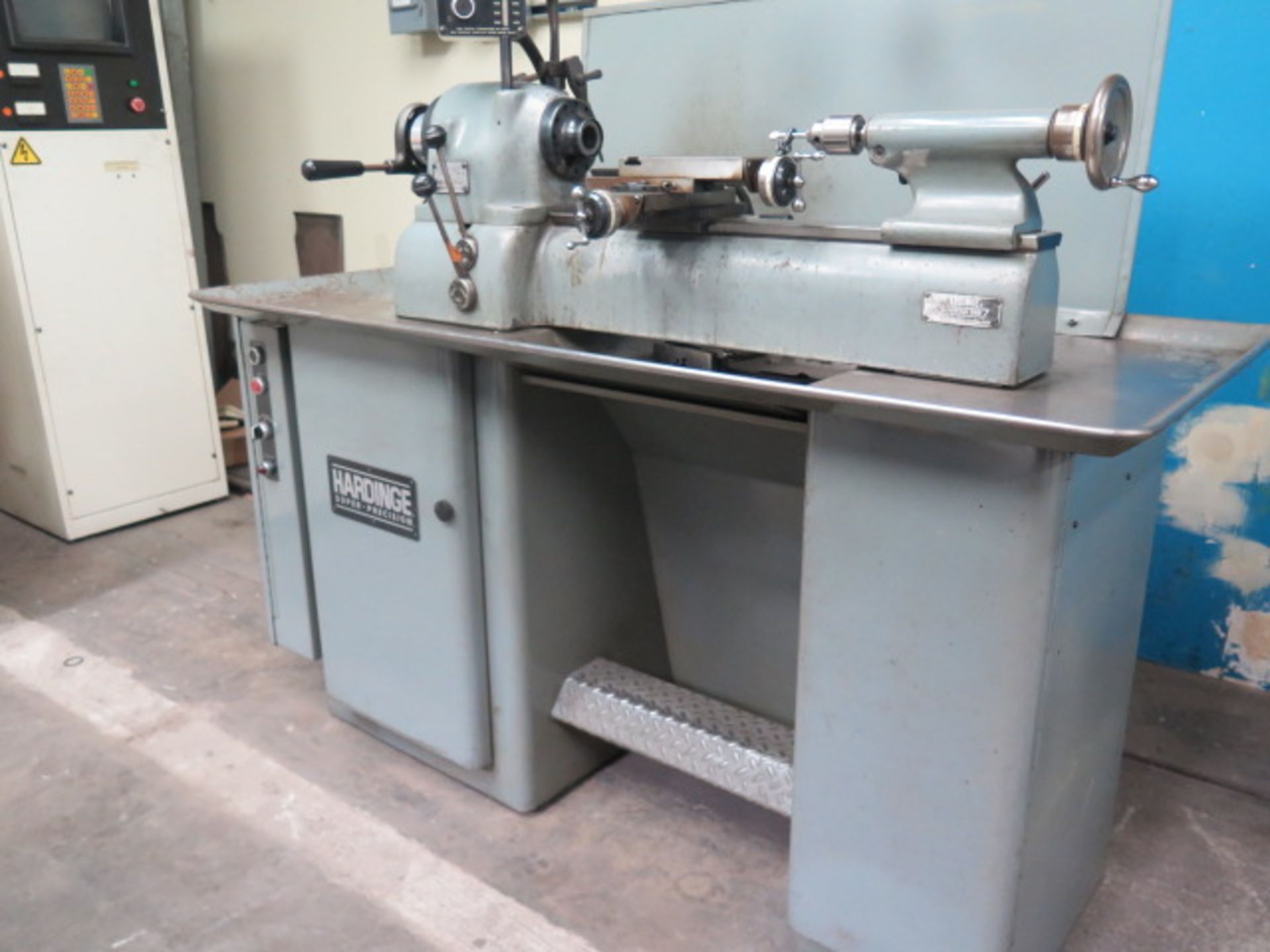 Hardinge DSM-59 Narrow Bed Second OP Lathe s/n DV-59-14302 w/ 230-3500 RPM, 5C Spindle, SOLD AS IS - Image 3 of 9