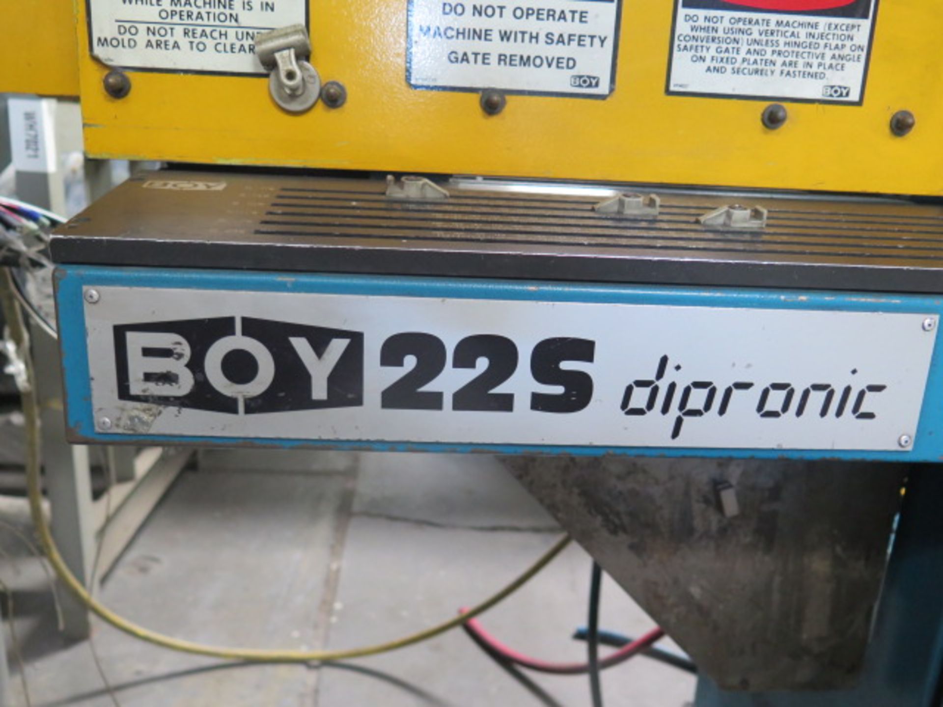 1990 Boy 22M 24 Ton Plastic Injection Molding Machine s/n 21334 w/ Boy Controls, SOLD AS IS - Image 11 of 12