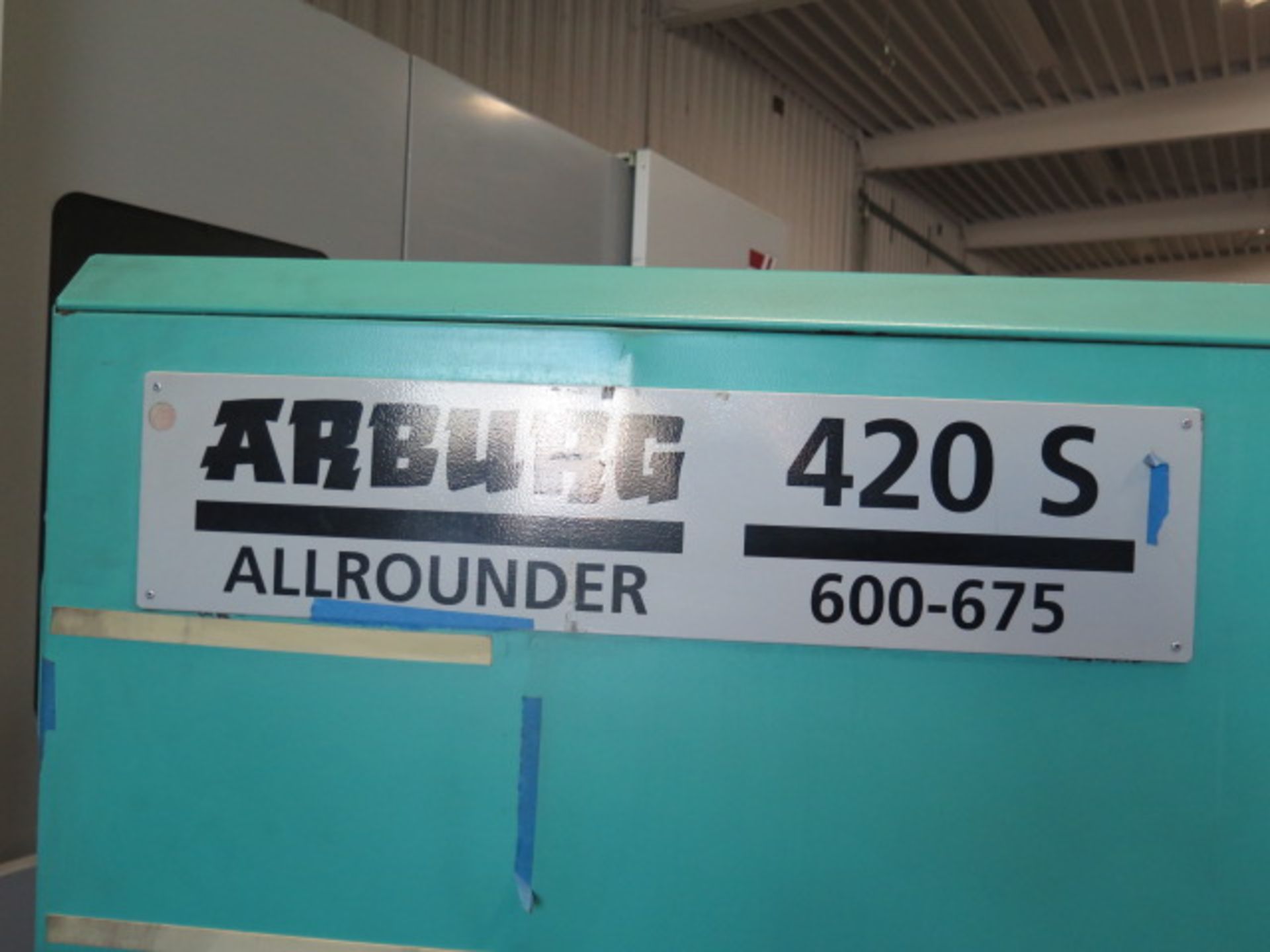 Arburg 420S Allrounder 600-675 67 CNC Ton Plastic Injection Molding Machine s/n 176654, SOLD AS IS - Image 15 of 16