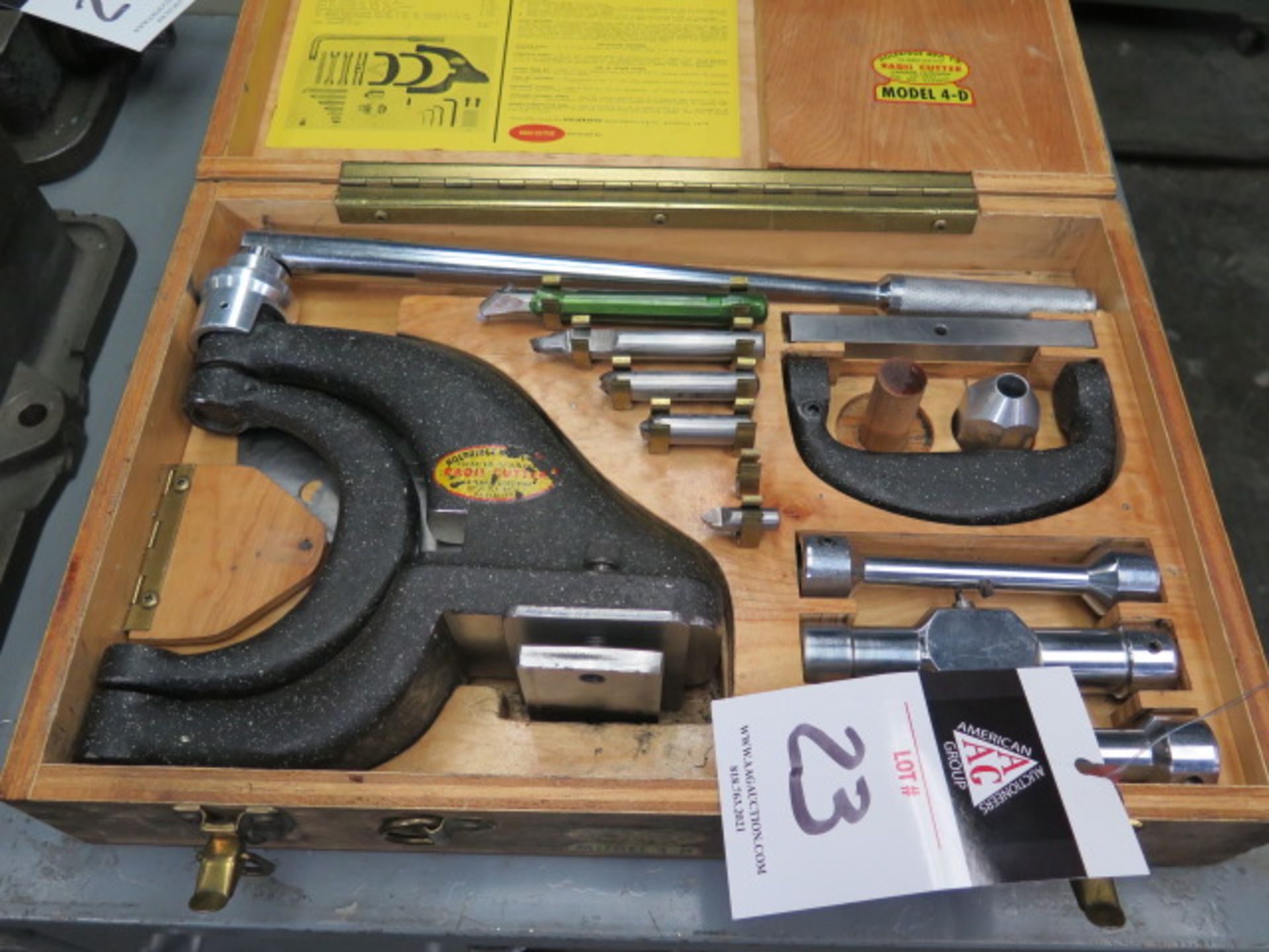 Holdridge 4-D Radii Cutter Set (SOLD AS-IS - NO WARRANTY)