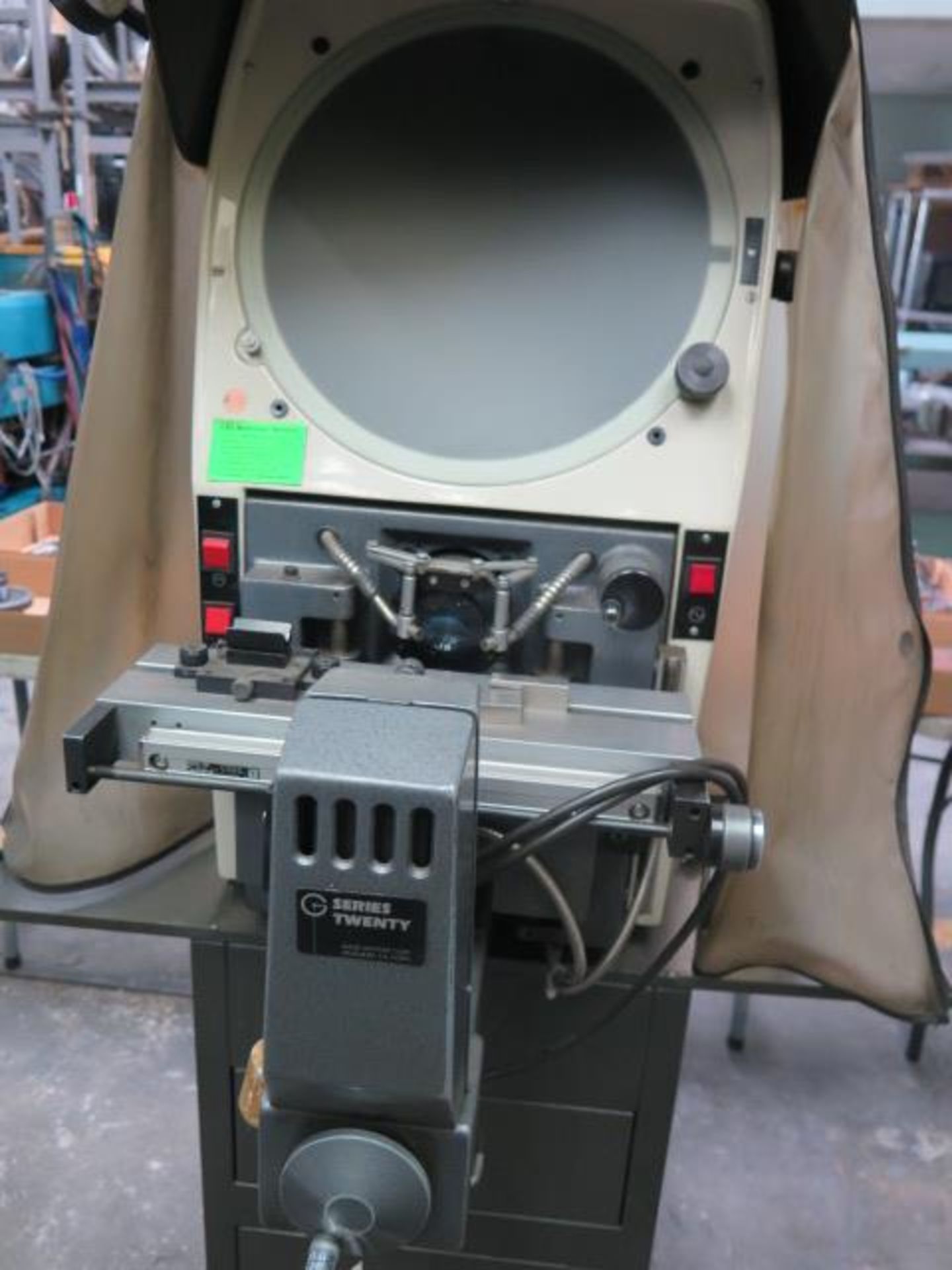 Gage Master mdl. 29GM4 13” Optical Comparator s/n 143473186 w/ J&L Metrology G1 Prog DRO, SOLD AS IS - Image 3 of 12