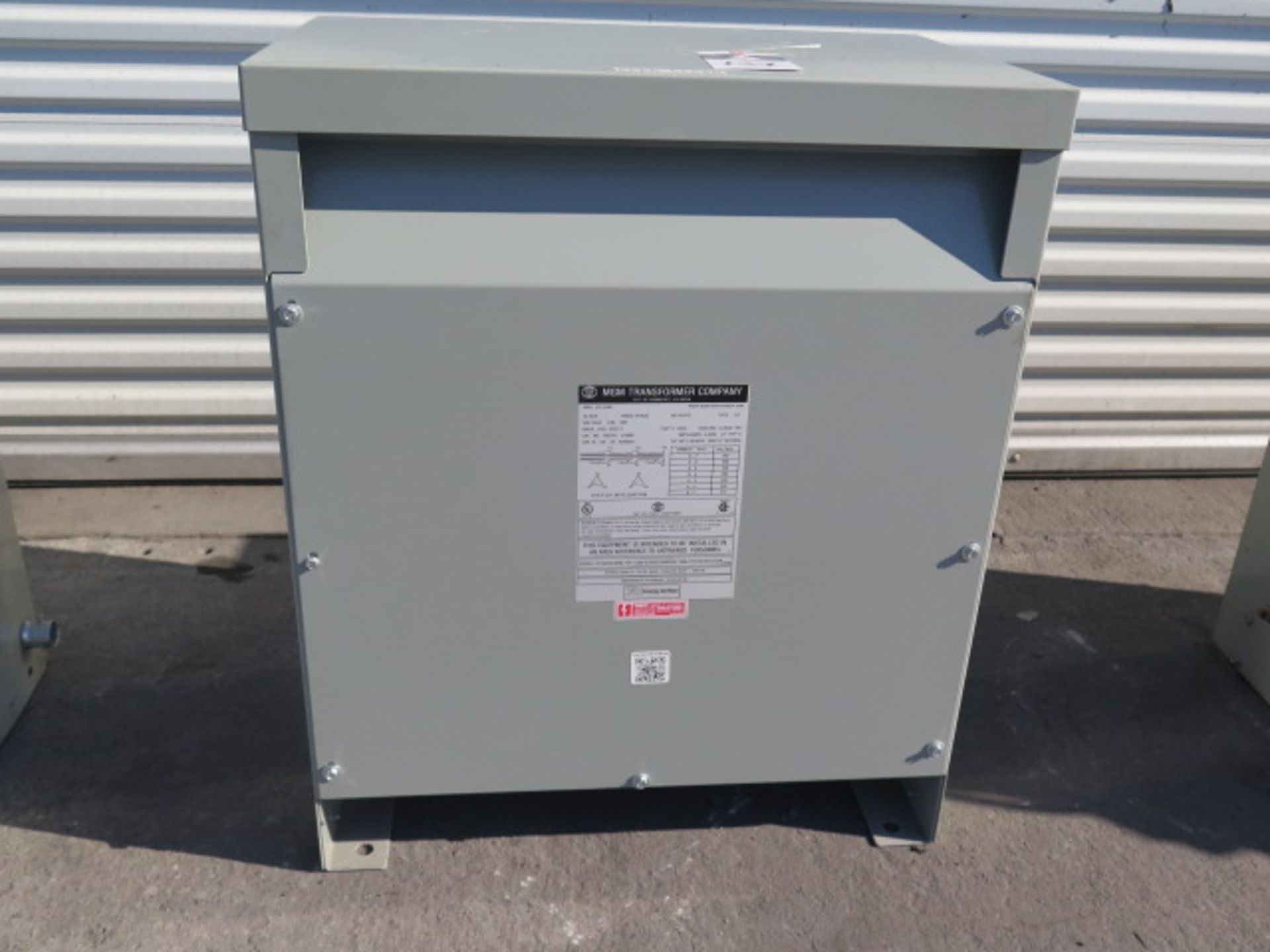 MGM 45kVA Transformer 240-380 (SOLD AS-IS - NO WARRANTY)