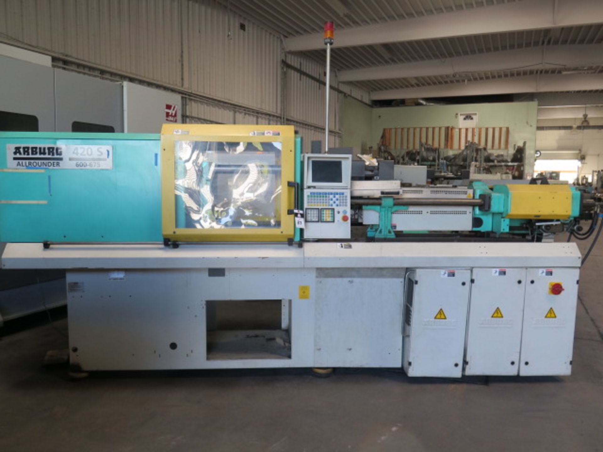 Arburg 420S Allrounder 600-675 67 CNC Ton Plastic Injection Molding Machine s/n 176654, SOLD AS IS - Image 3 of 16