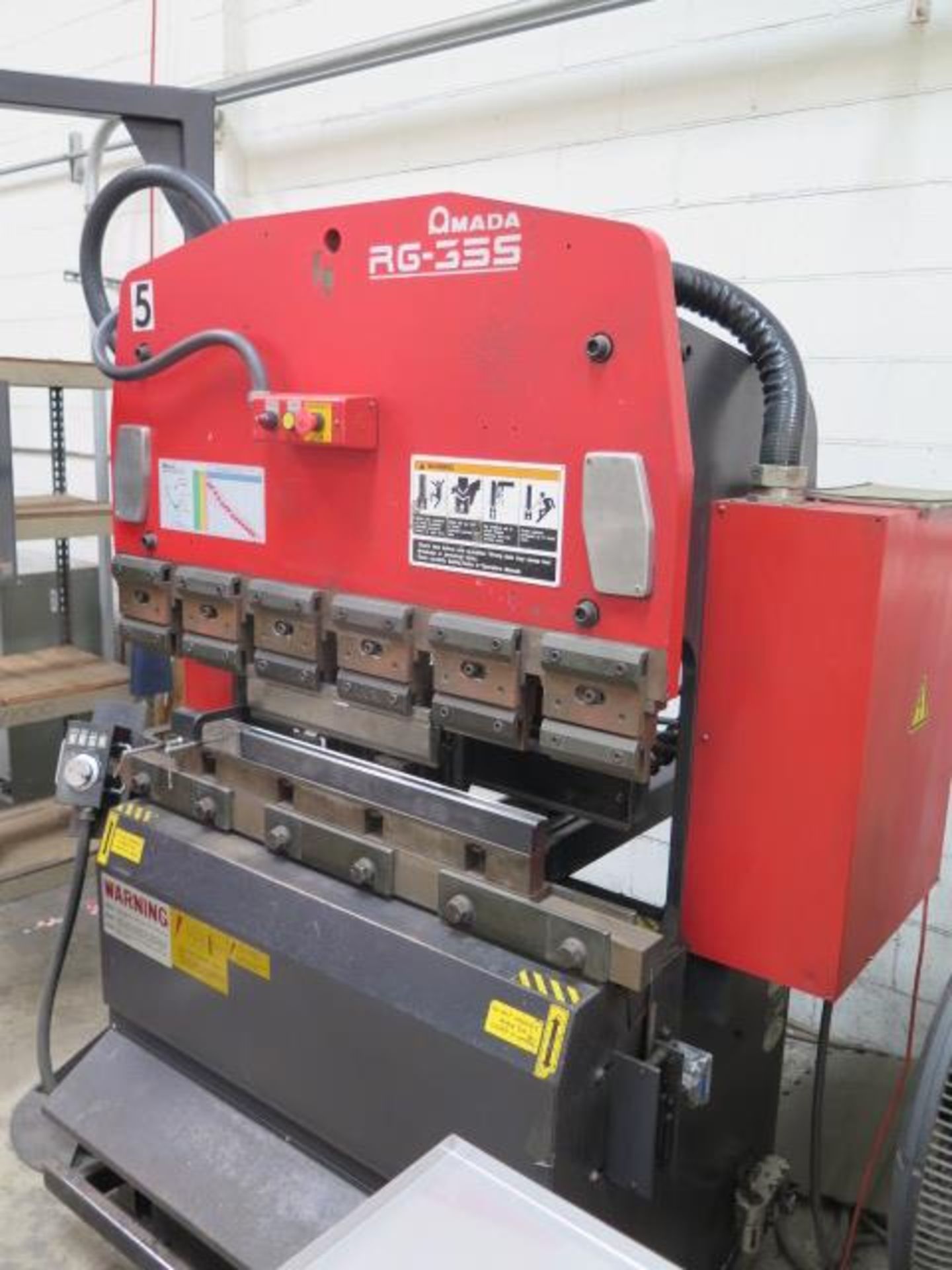 1998 Amada RG-35 35 Ton x 48” CNC Press Brake s/n 357000 w/ Amada NC9-EX II Controls, SOLD AS IS - Image 2 of 12