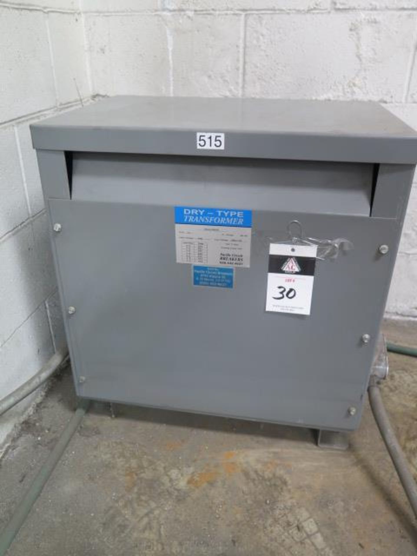 Challenger 25kVA Transformer 480-208/120 (SOLD AS-IS - NO WARRANTY)