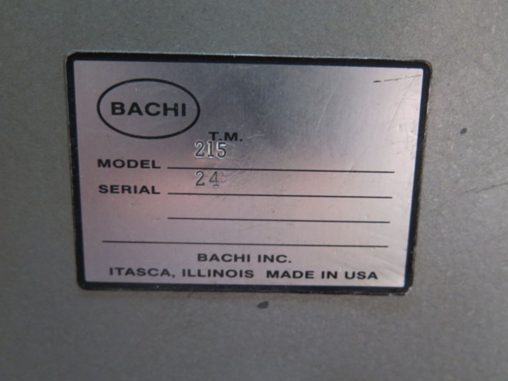 Bachi mdl. 215 Coil Winder s/n 24 (SOLD AS-IS - NO WARRANTY) - Image 11 of 11