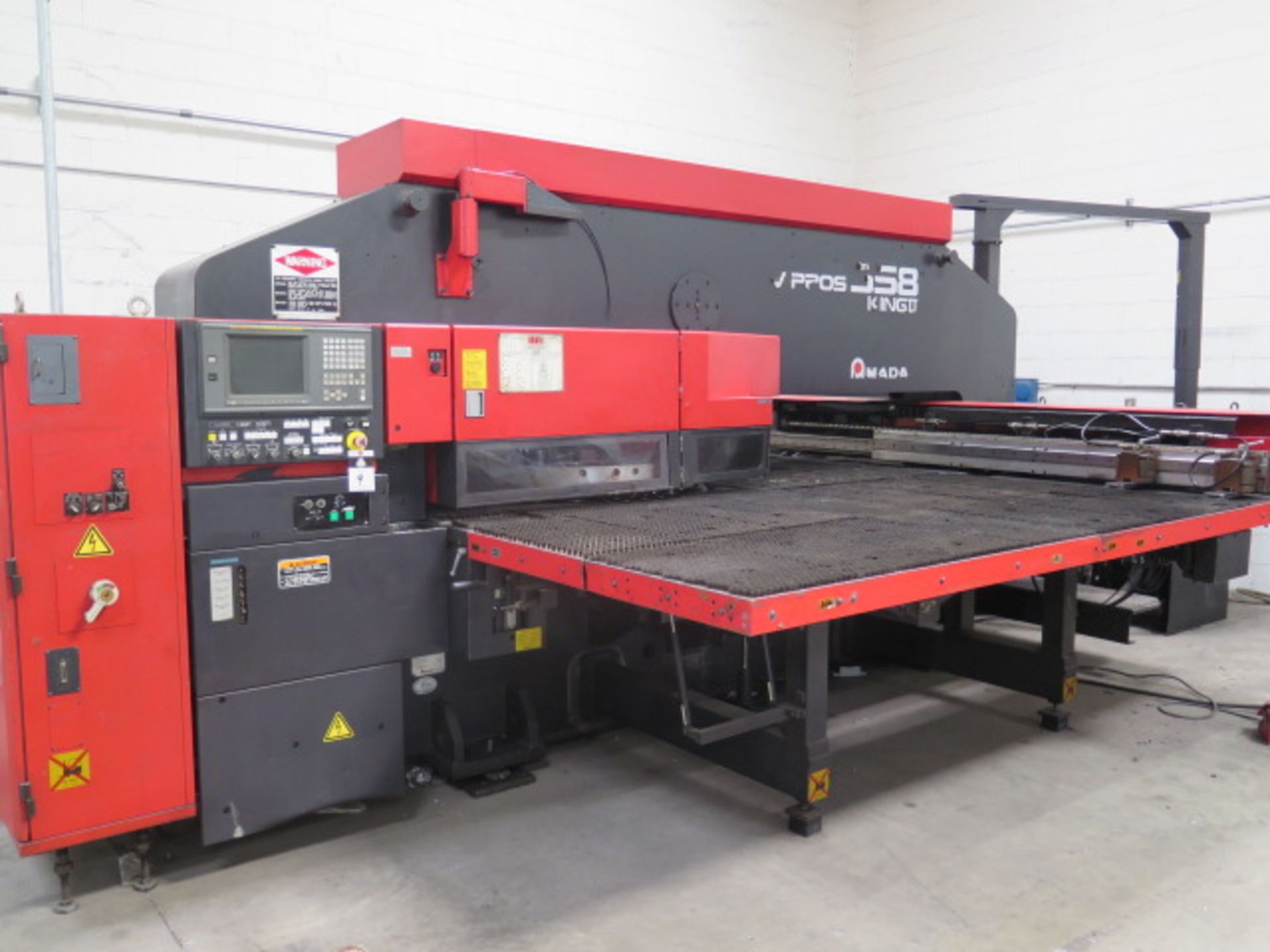 1998 Amada VIPROS 358 King II 30-Ton CNC Turret Punch Press s/n 35840083 w/ Fanuc 18-P, SOLD AS IS - Image 2 of 18