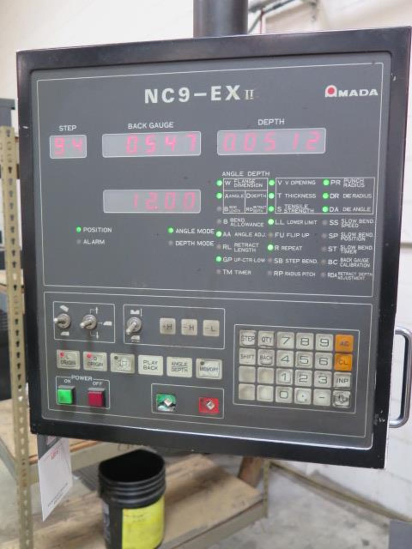1998 Amada RG-35 35 Ton x 48” CNC Press Brake s/n 357000 w/ Amada NC9-EX II Controls, SOLD AS IS - Image 5 of 12