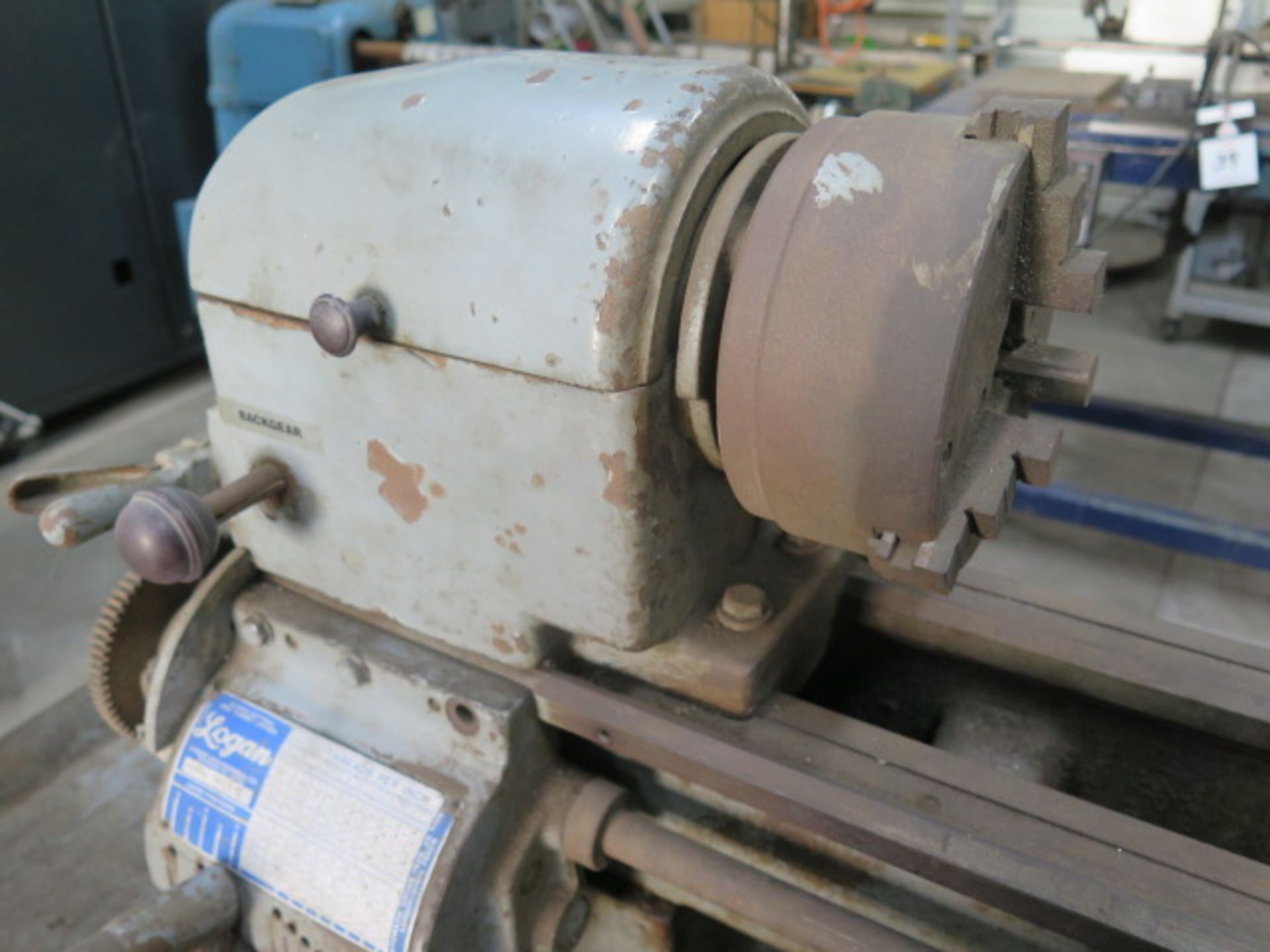 Logan mdl. 1935-2 11” x 22” Lathe s/ Inch Threading, KDK Tool Post, 6” 3-Jaw Chuck (SOLD AS-IS - - Image 4 of 10