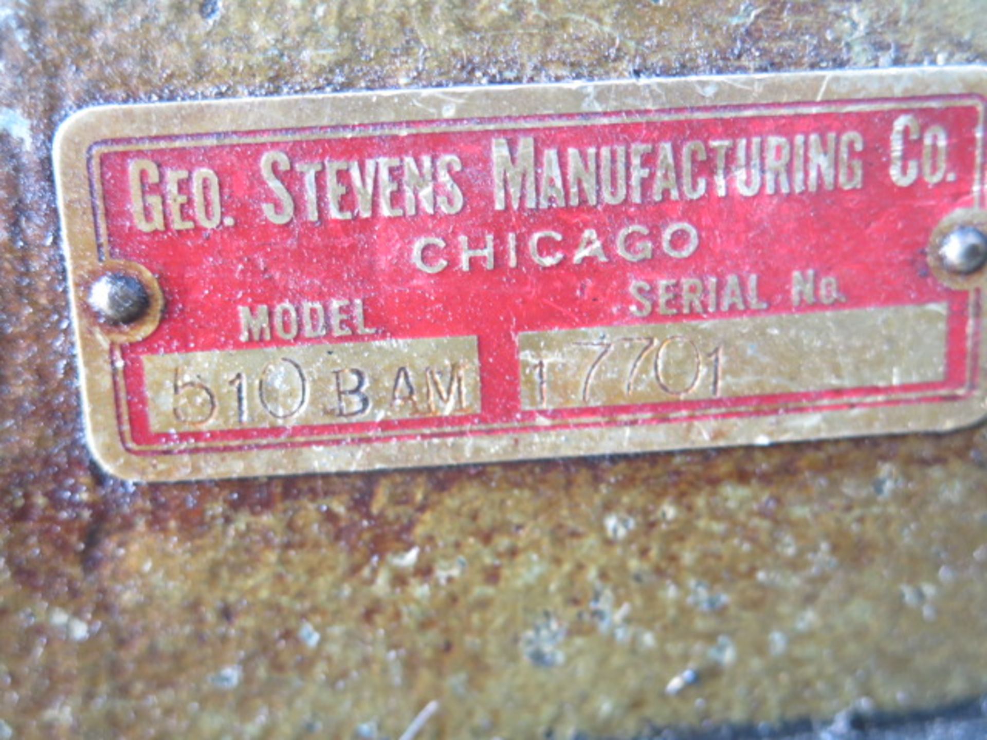 Geo Stevens mdl. 510BAM Coil Winder s/n 17701 (SOLD AS-IS - NO WARRANTY) - Image 11 of 11