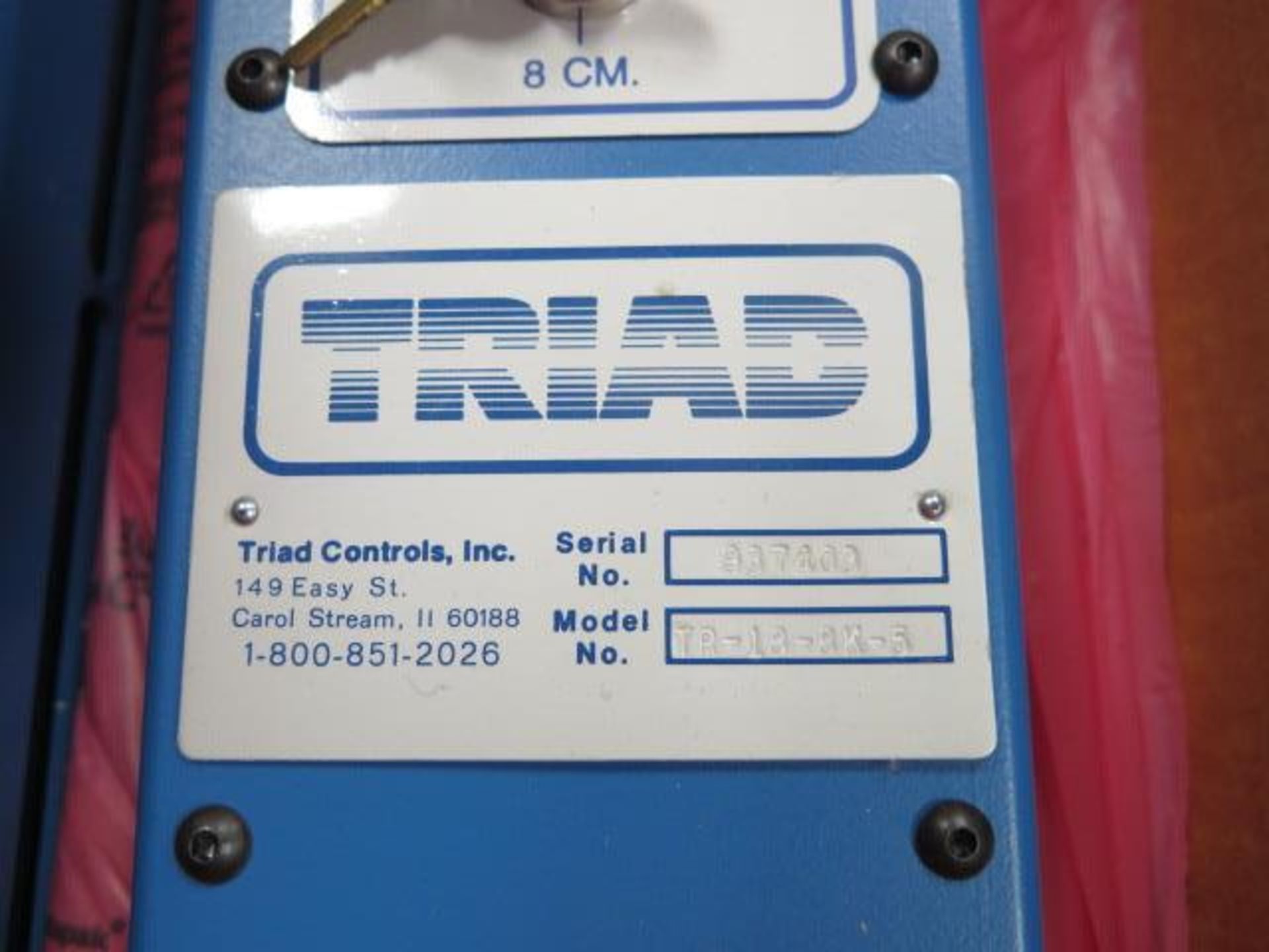 Triad mdl. TR-18-8K-5 Light Curtain Safety System s/n 937403 (NEW Never Installed) (SOLD AS-IS - - Image 4 of 8