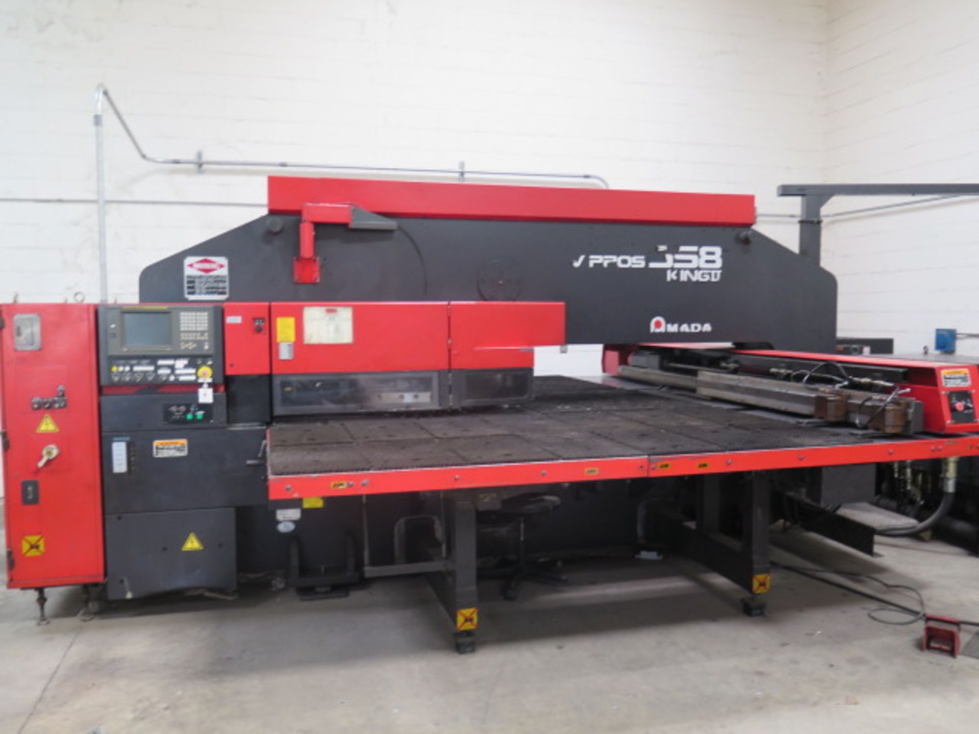 1998 Amada VIPROS 358 King II 30-Ton CNC Turret Punch Press s/n 35840083 w/ Fanuc 18-P, SOLD AS IS