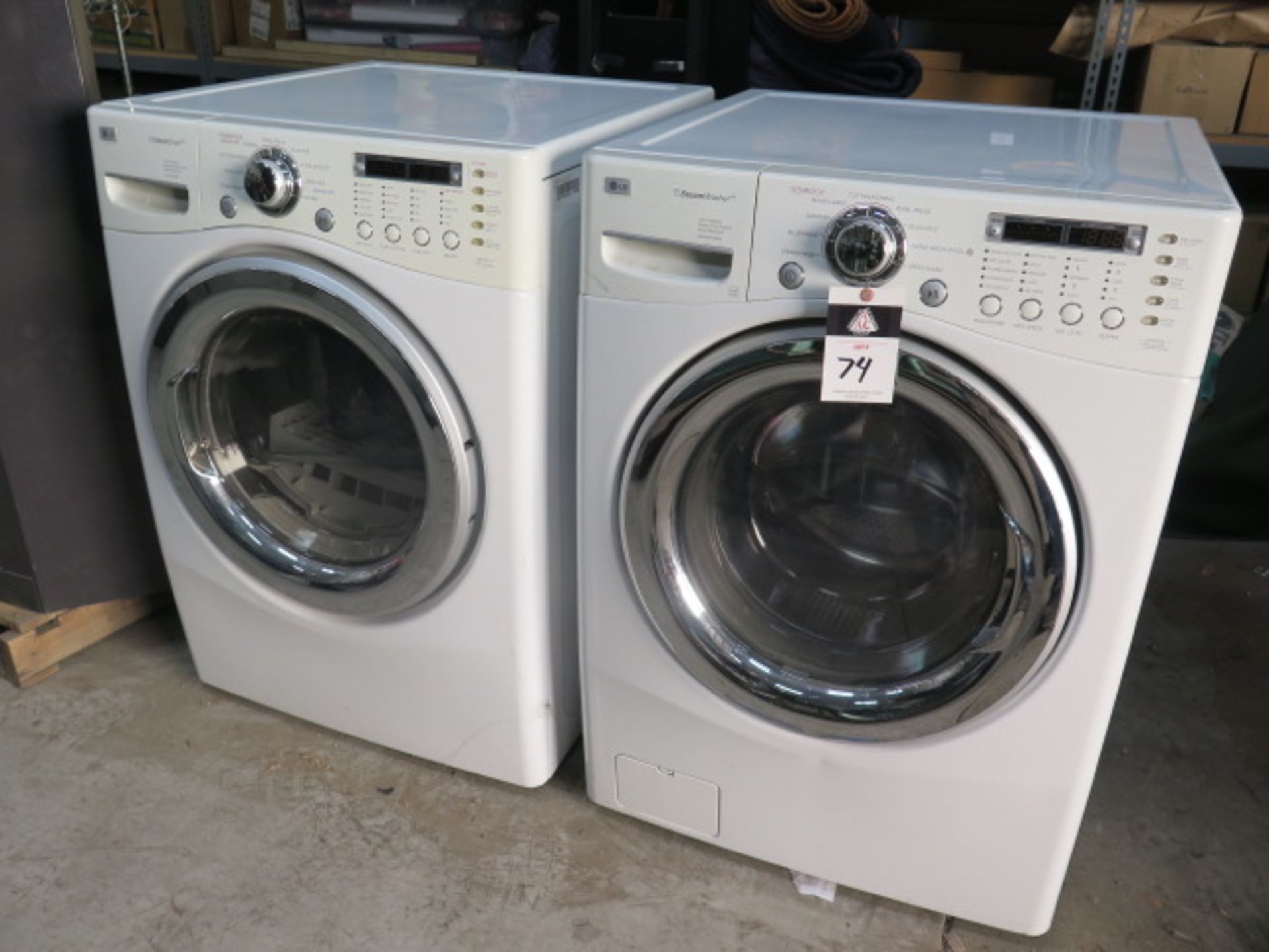 LG Steam Washer and Dryer Set (SOLD AS-IS - NO WARRANTY)