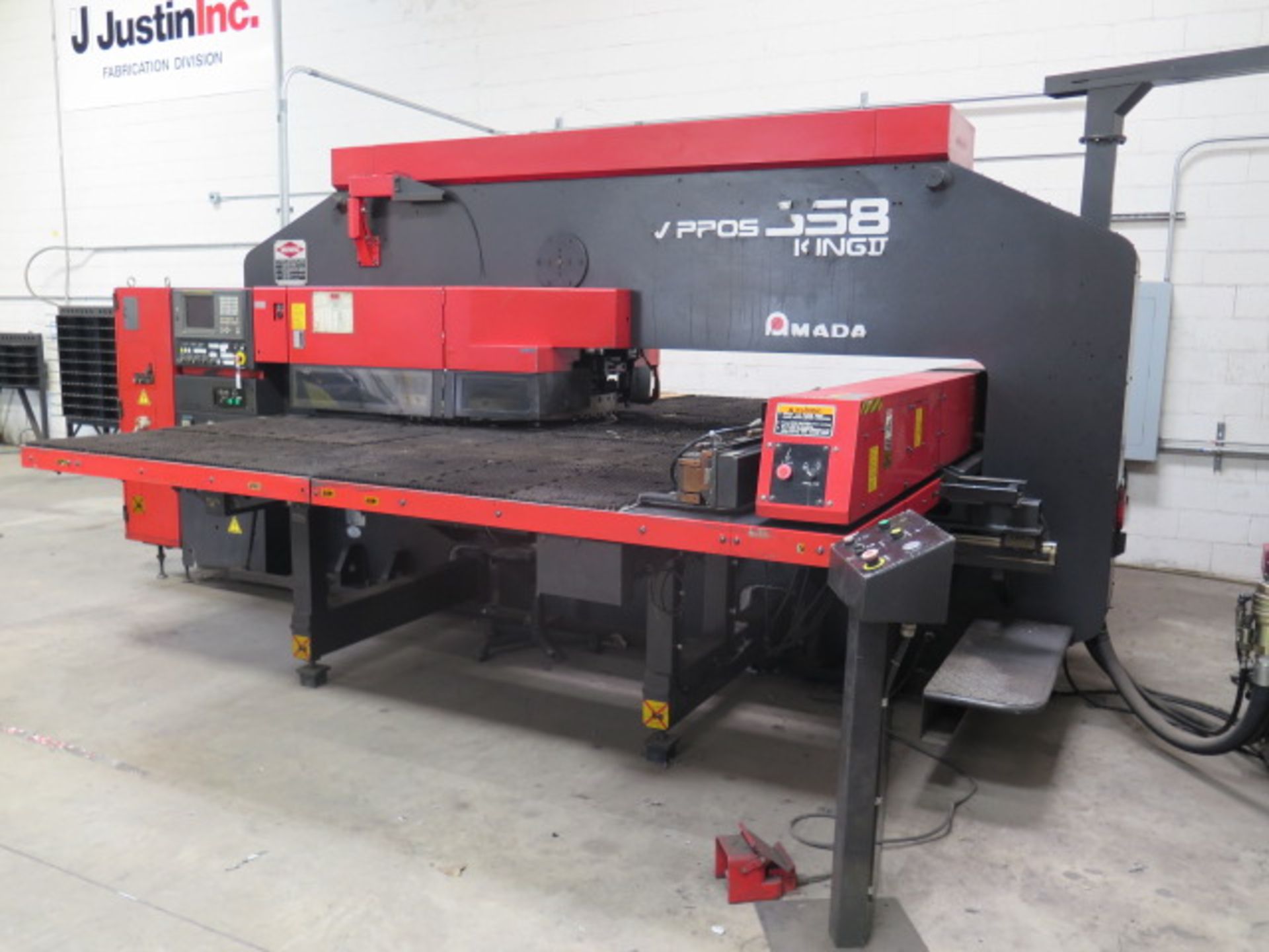 1998 Amada VIPROS 358 King II 30-Ton CNC Turret Punch Press s/n 35840083 w/ Fanuc 18-P, SOLD AS IS - Image 3 of 18
