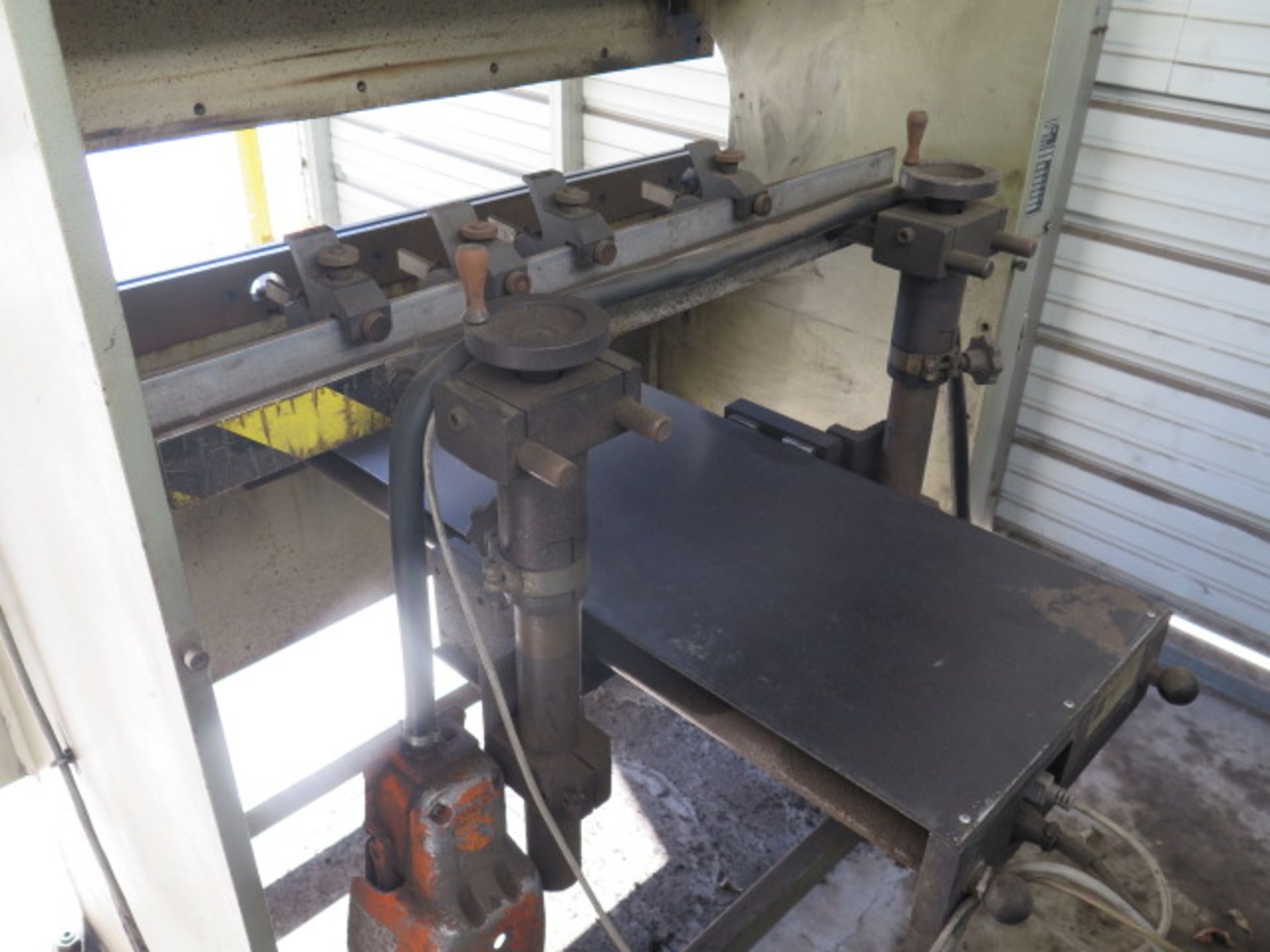 Donewell 17-1300 17 Ton x 51” CNC Hyd Press Brake (NEEDS ELECTRICAL - WAS VANDALIZED) SOLD AS IS - Image 7 of 12