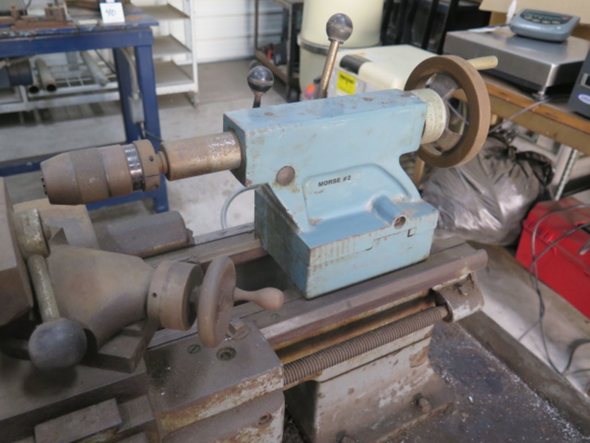 Logan mdl. 1935-2 11” x 22” Lathe s/ Inch Threading, KDK Tool Post, 6” 3-Jaw Chuck (SOLD AS-IS - - Image 6 of 10