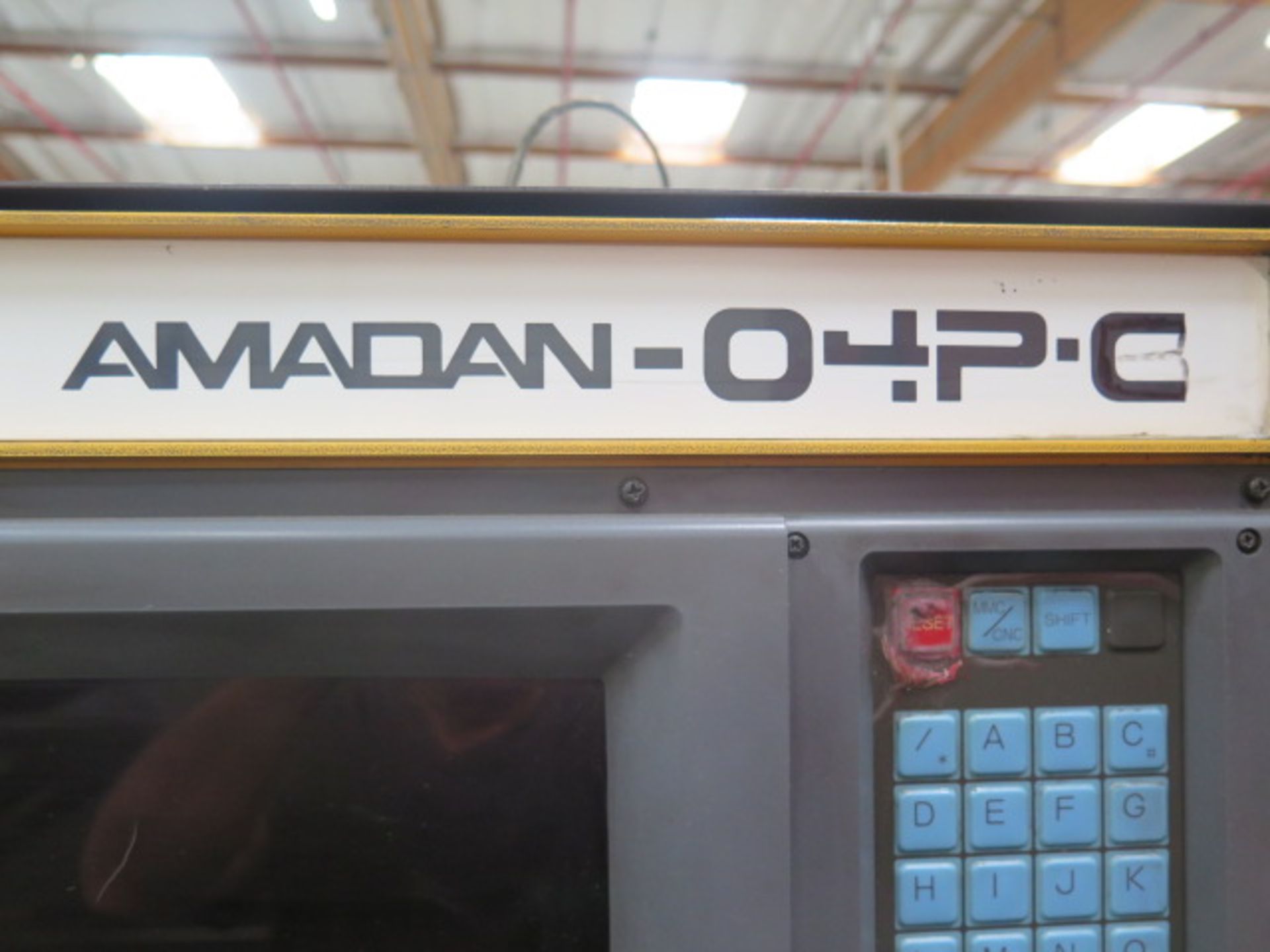 1990 Amada PEGA-345 30-Ton CNC Turret Punch s/n AQ450083 w/ 04P-C Controls, 40-Station, SOLD AS IS - Image 5 of 21