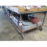 47" x 119" Rolling Table (SOLD AS-IS - NO WARRANTY)