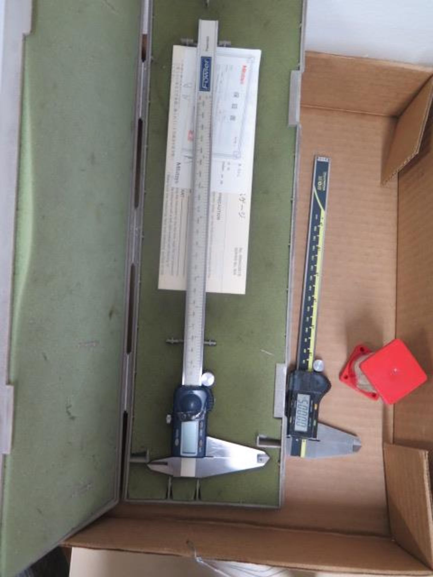 Fowler 12" Digital and Mitutoyo 8" Digital Calipers (2) (SOLD AS-IS - NO WARRANTY) - Image 2 of 5