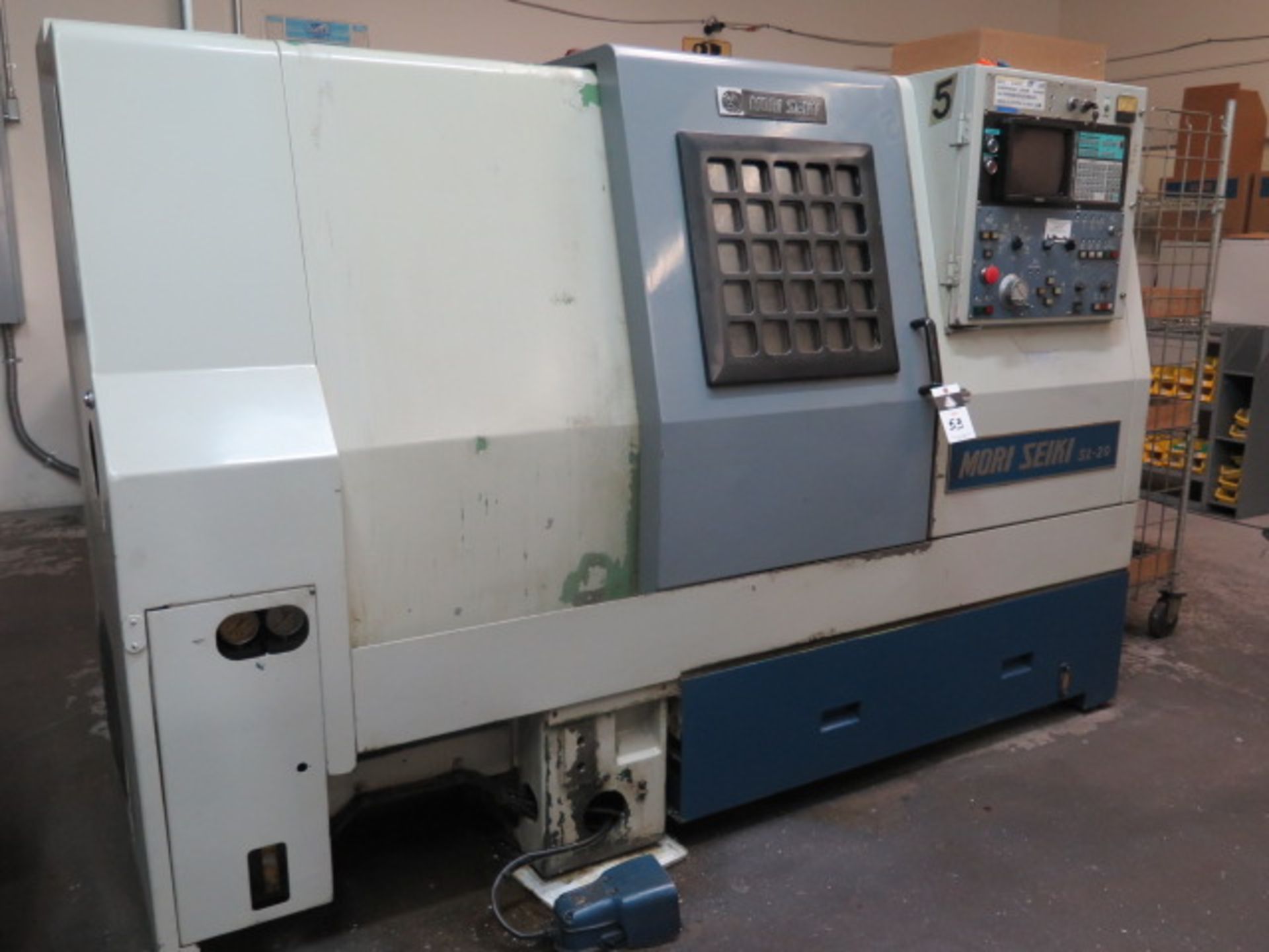 Mori Seiki SL-20 CNC Turning Center s/n 7 w/ Yasnac Controls, 10-Station Turret, SOLD AS IS - Image 2 of 12