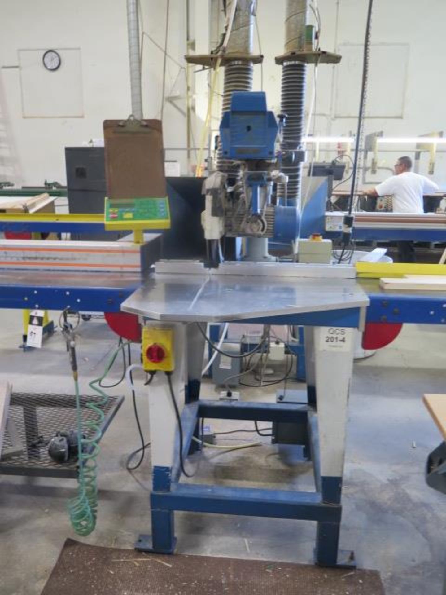 2005 Omga RN-600FM”US” 14” Radial Arm Saw s/n01-299055 w/TigerStop 10’ Programmable Stop, SOLD AS IS - Image 2 of 12