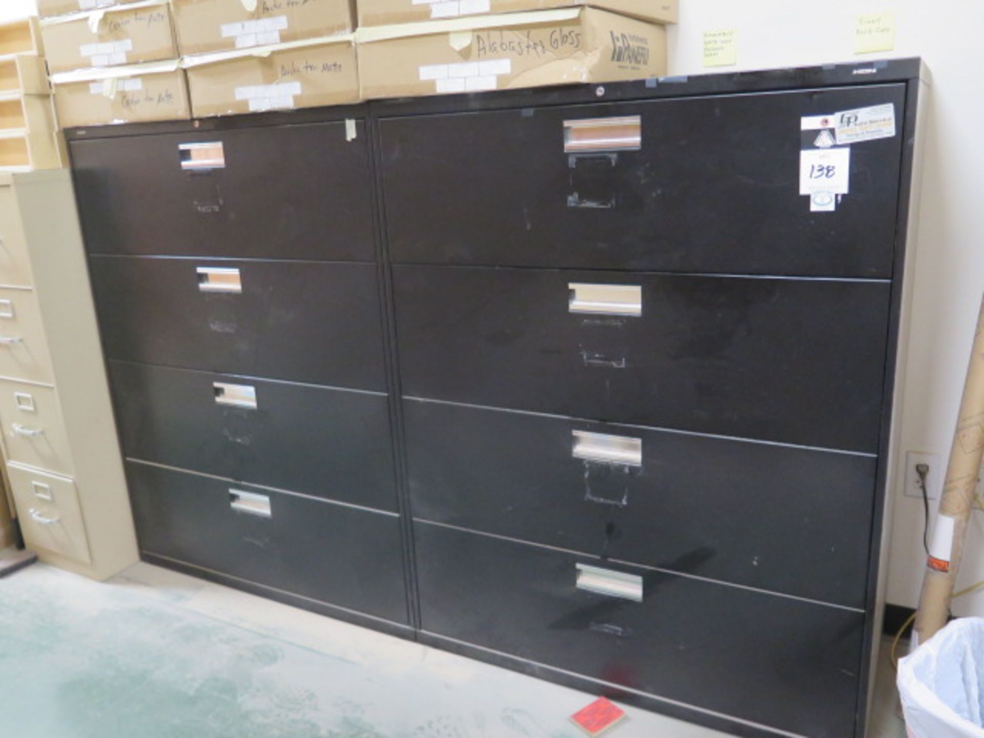 Lateral File Cabinets (4) (SOLD AS-IS - NO WARRANTY)