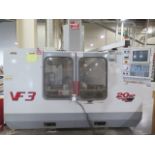2000 Haas VF-3 CNC VMC s/n 19694 w/ Haas Controls, 20-Station ATC,CAT-40, NO COOLER TANK, SOLD AS IS