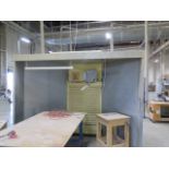 Custom 9 ½’ W x 7 ½’ H x 5 ½’ D UCB Filtered Sanding Booth (SOLD AS-IS - NO WARRANTY)