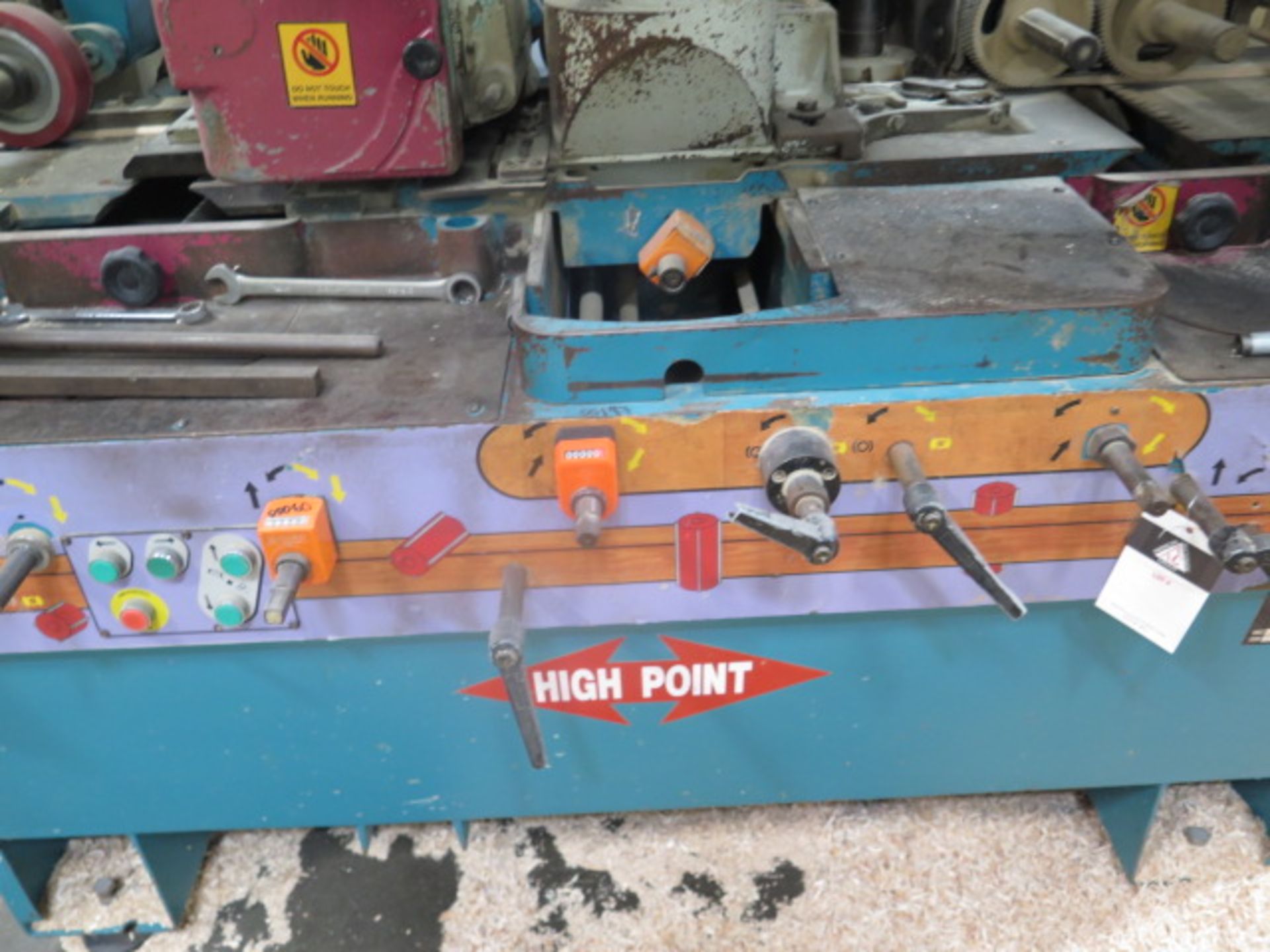 High Point CM-555 Multi-Head Moulding Machine (NEEDS REPAIR) s/n 02A0254 w/ High Point, SOLD AS IS - Image 9 of 15
