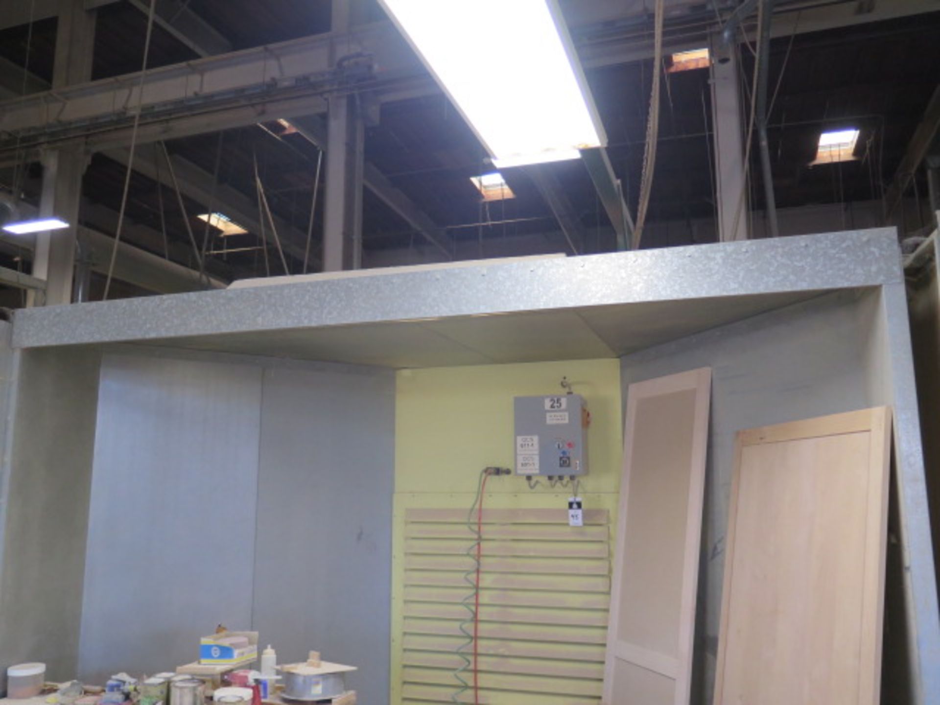 Custom 9 ½’ W x 7 ½’ H x 5 ½’ D UCB Filtered Sanding Booth (SOLD AS-IS - NO WARRANTY) - Image 2 of 5