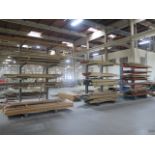 Cantilever Sheet Stock Material Racks (3) (SOLD AS-IS - NO WARRANTY)